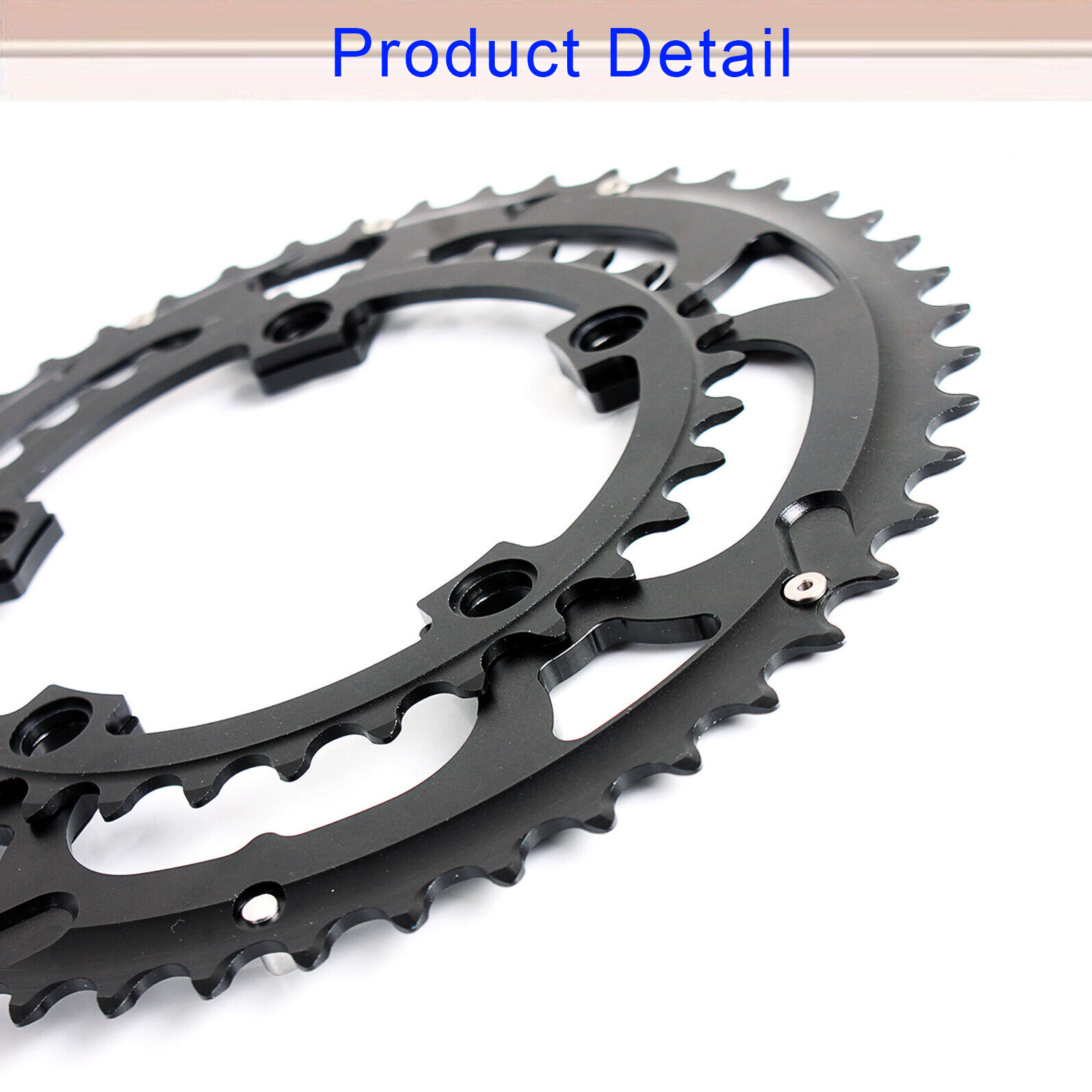 34/36/39/50/52/53T 110BCD Chainring Road Bike Fit Shimano Sram Crankset Aluminum
