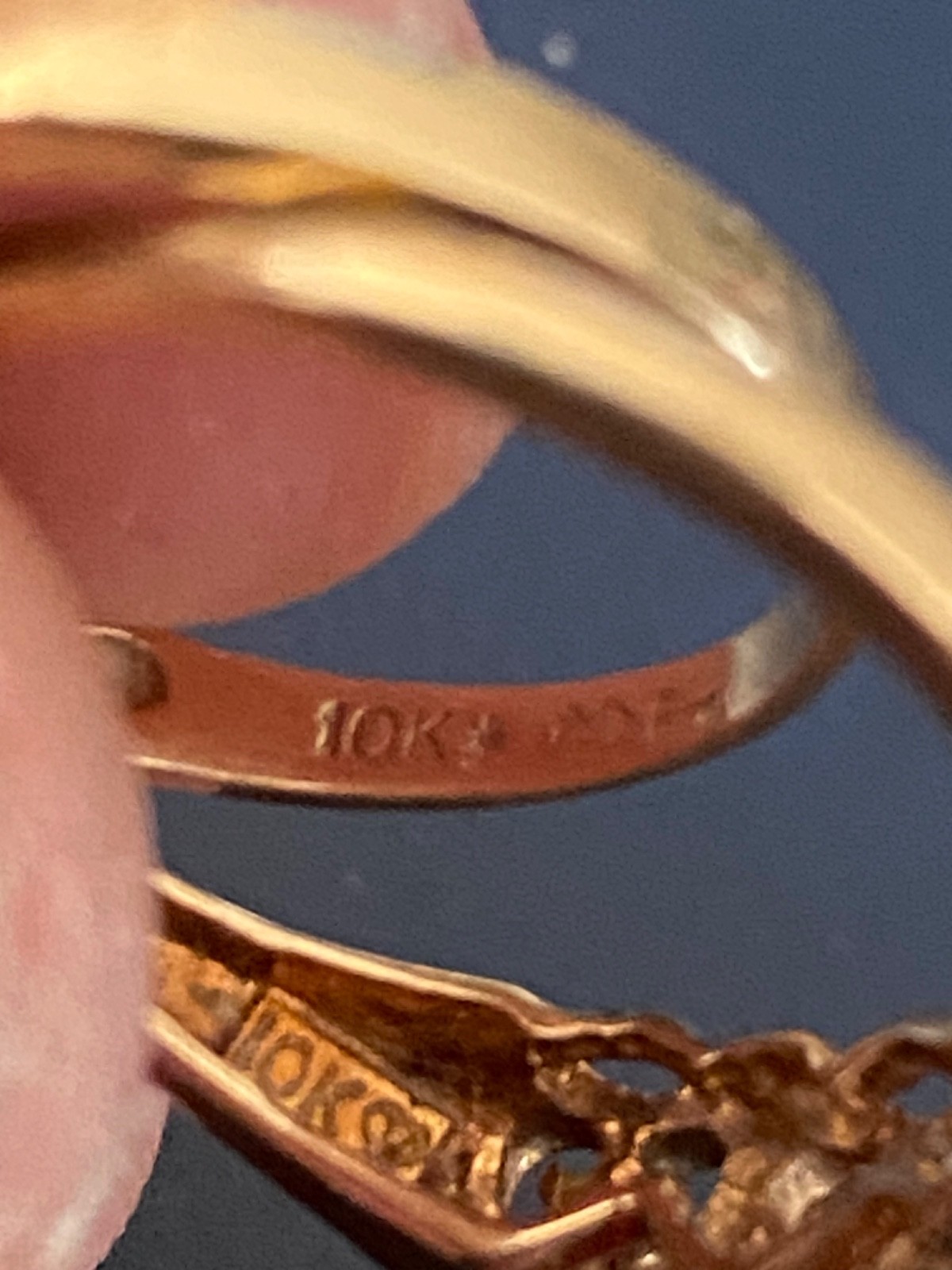 10k ring couples set