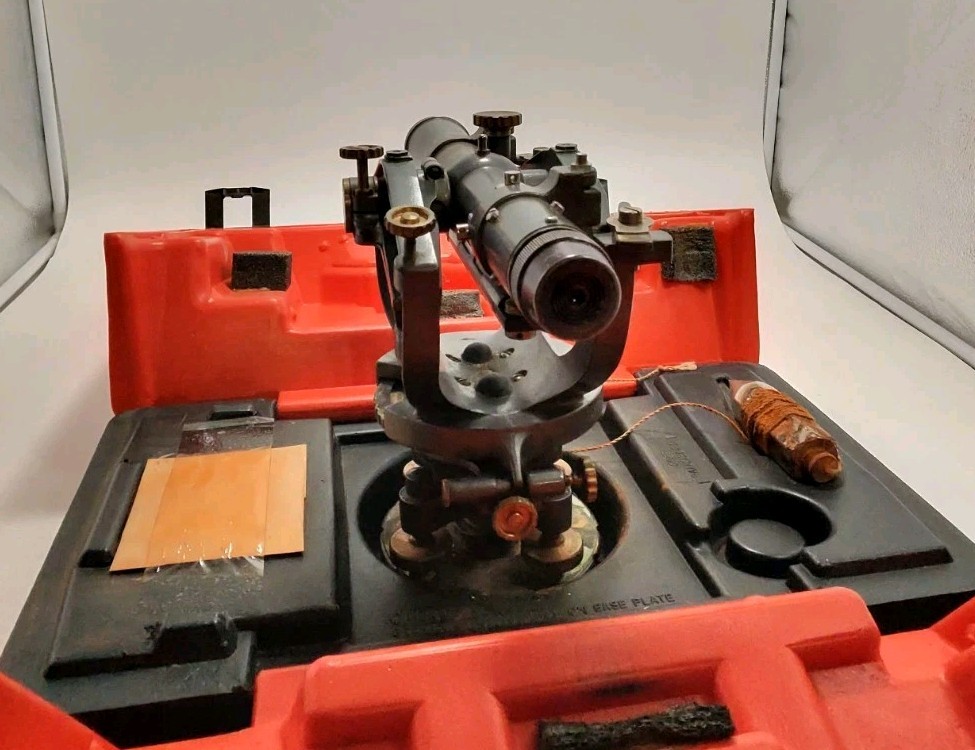 David White 8300 Transit Site Surveying Level And Case