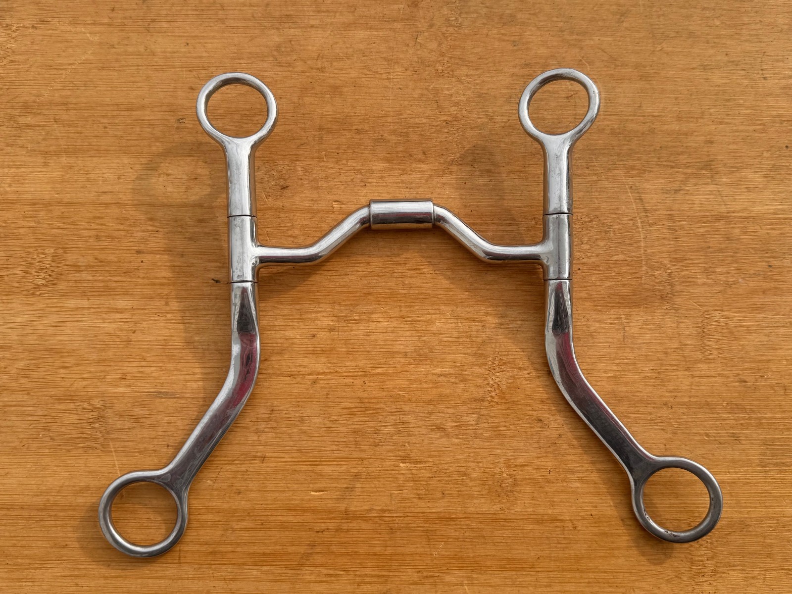 Comfort Mouth Western Horse Medium Port Flat Cheek Bit ~ 4 3/4"