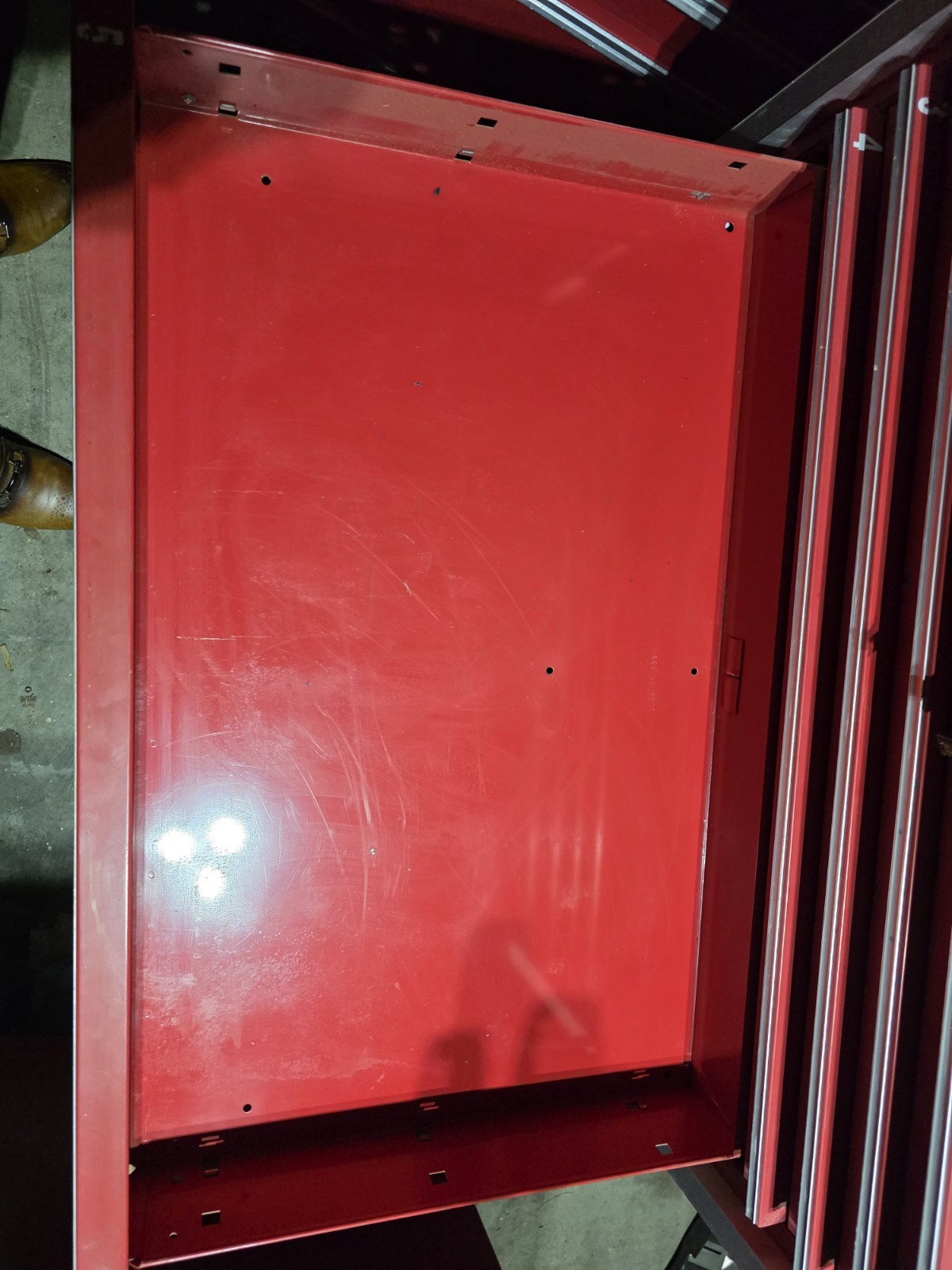 Snap-on Kr657 Tool Chest, Red With Original Lock & Key Good Shape