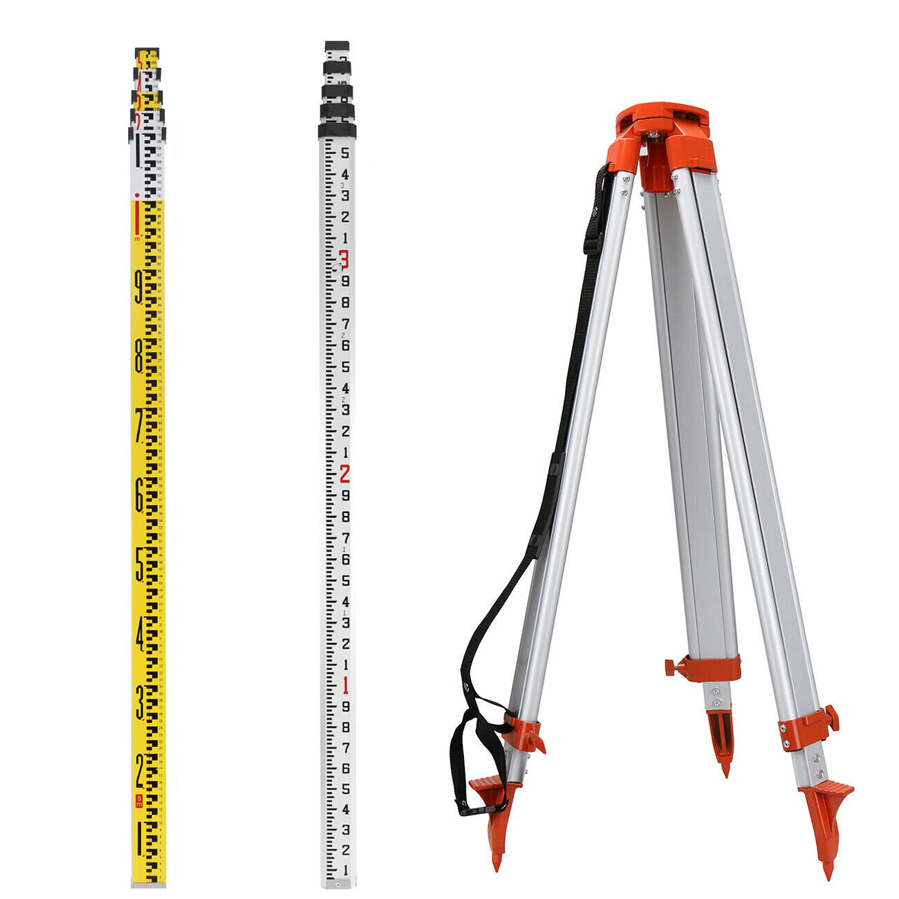 Self Leveling Laser Level Kit Green Beam 360 Rotary Rotating +Tripod+ Caliper US