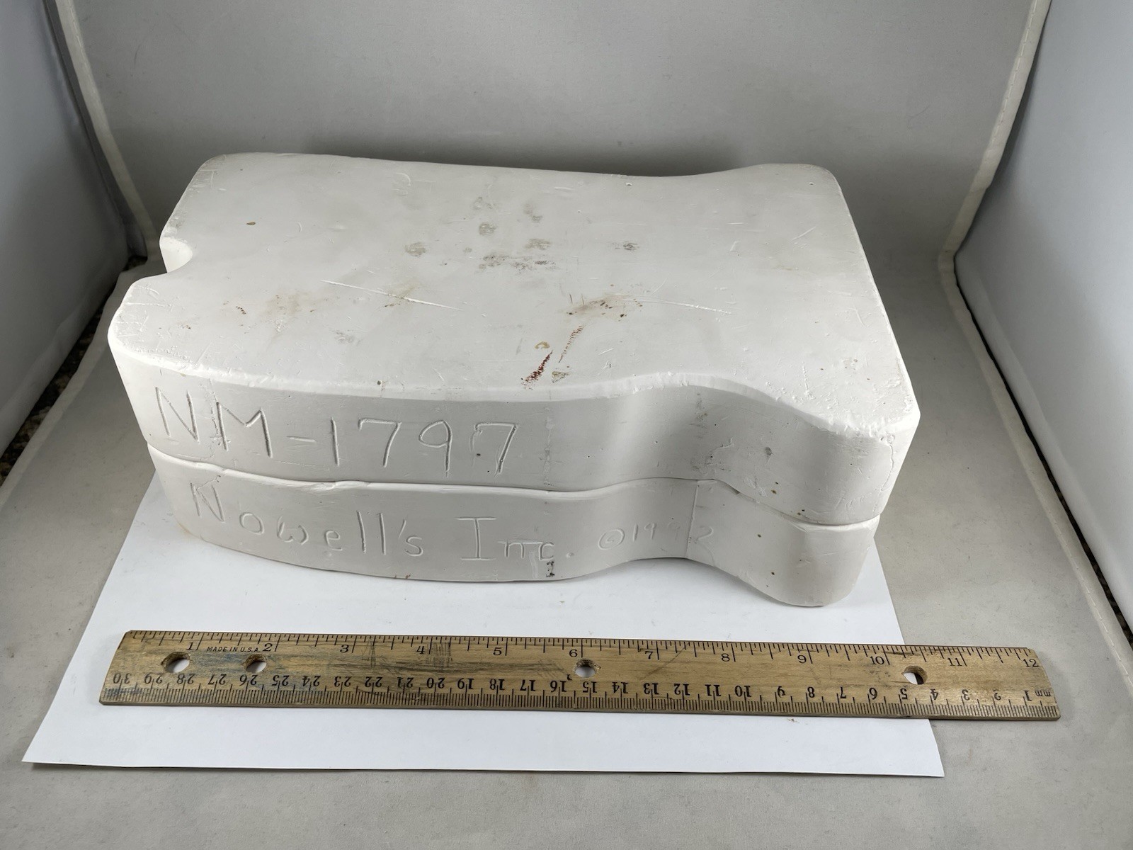 Nowell’s Inc Ceramic Casting Mold Skeleton & Mummy Figurine #NM-1797 Halloween