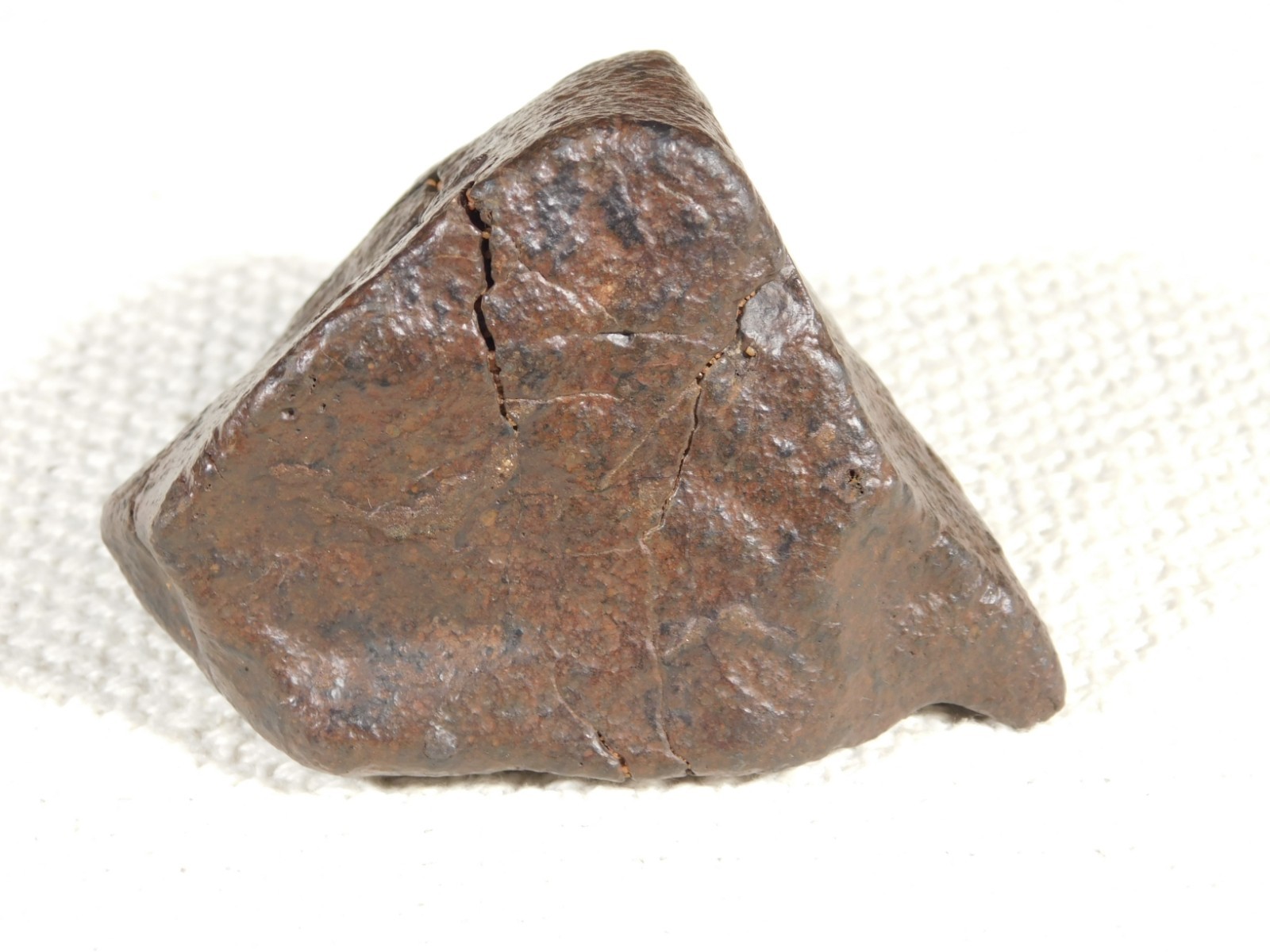 Larger! Stony METEORITE with DARK Fusion Crust and REGMAGLYPTS Libya 251gr