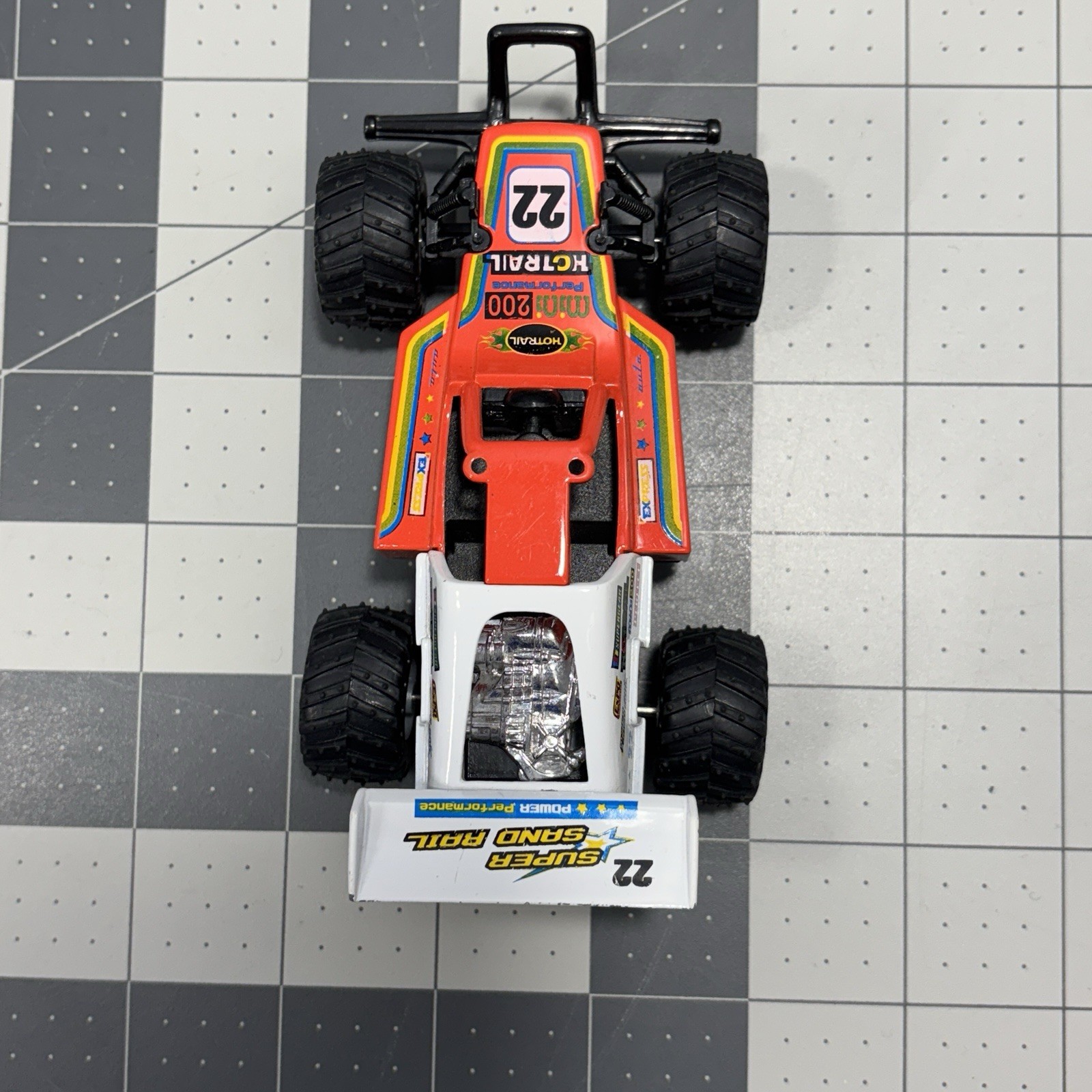 Racer Pullback Diecast Buggy Vehicle #22 HotRail Performance Kinsfun Toy 2014