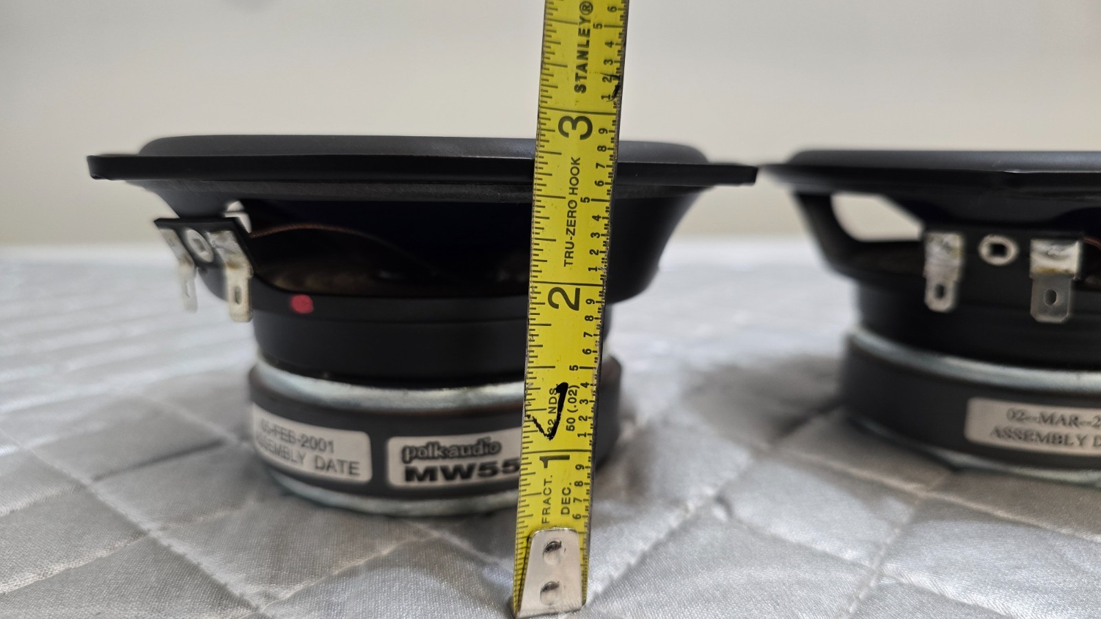 Polk Audio RT-151 Replacement Parts Woofers PRICED 1 EACH- Tested - Nice