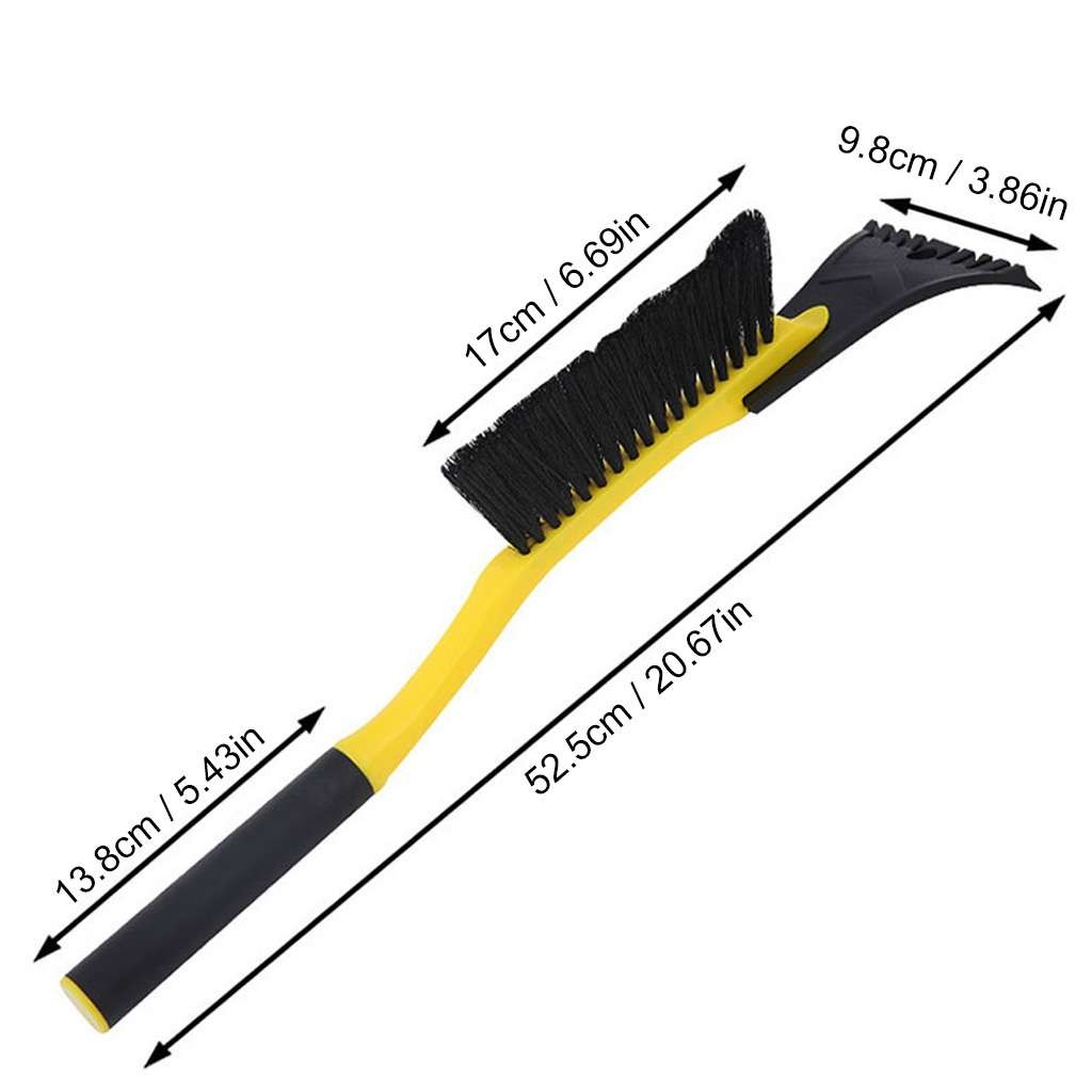 2-in-1 Car Snow Brush Ice Scraper Truck SUV RV Auto Windshield House Home Window