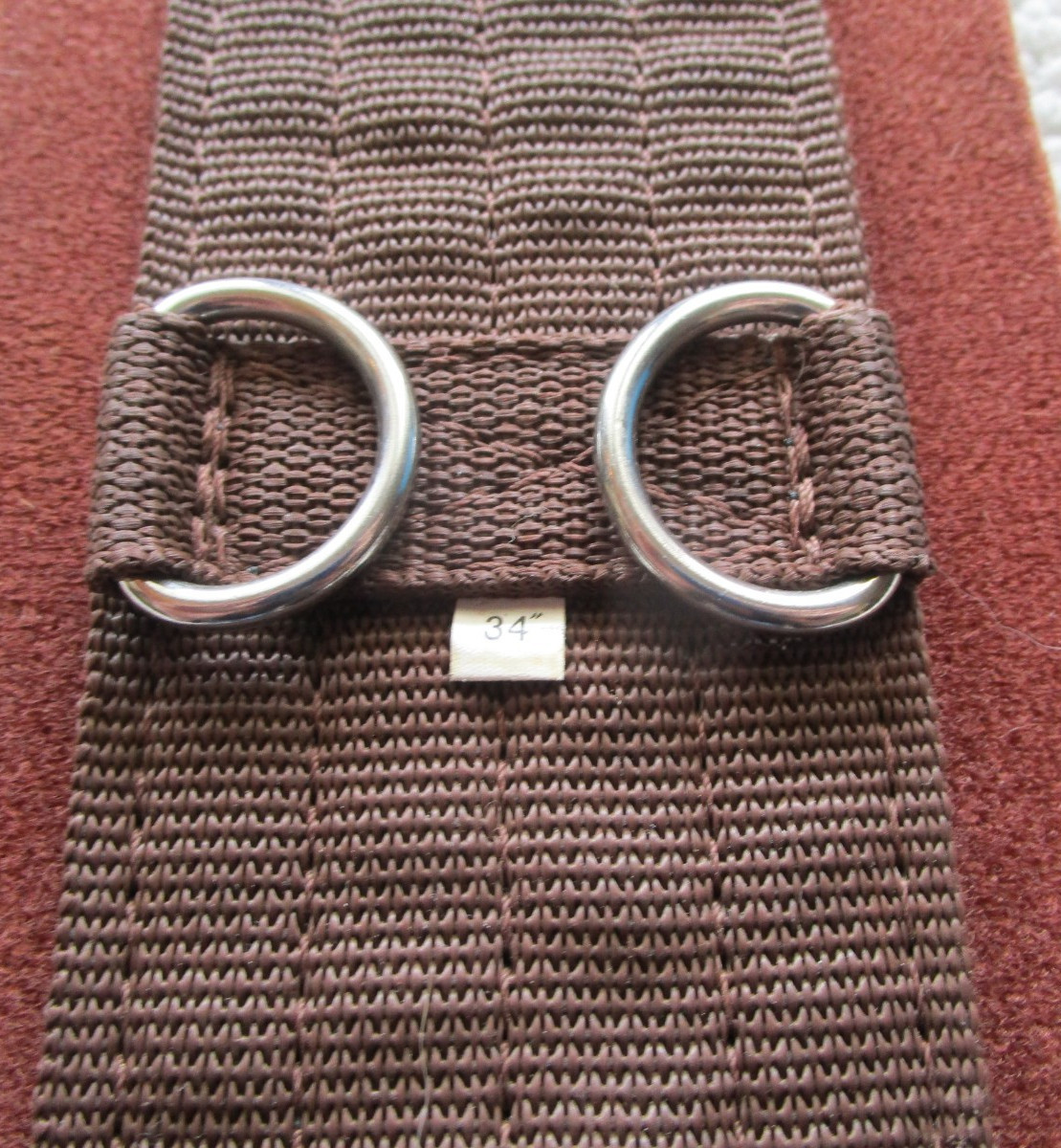 34” Professionals Choice BROWN Western Cinch