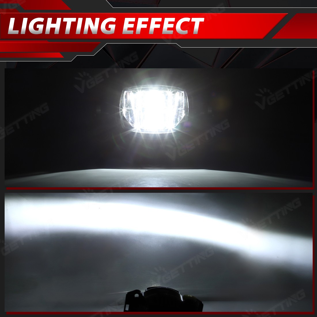 LED Front Fog Light Kits For 2024-2025 Ford F-150 F150 STX XL XLT Left & Right