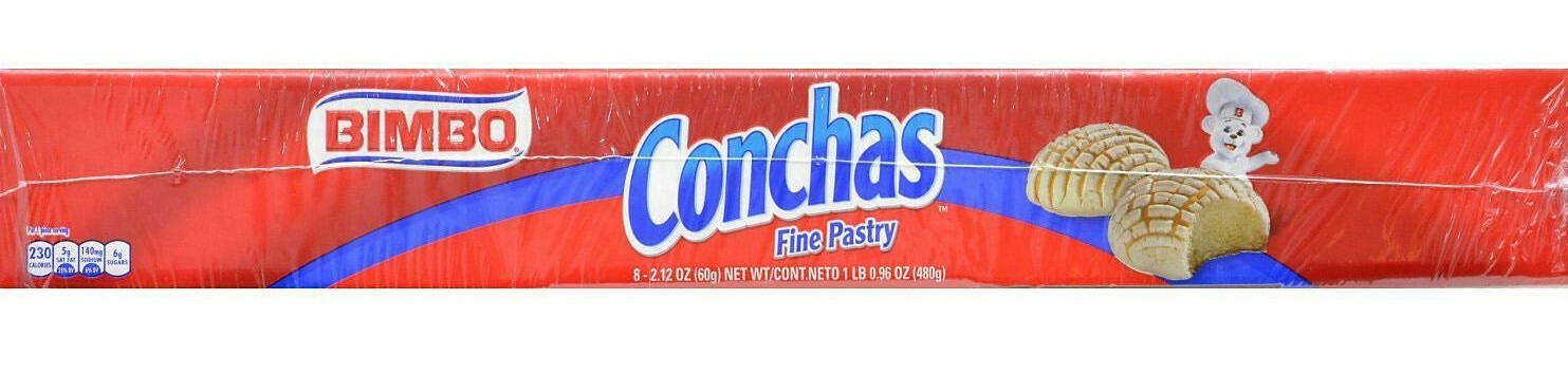 Bimbo Vanilla Conchas 8 ct 16.96 oz