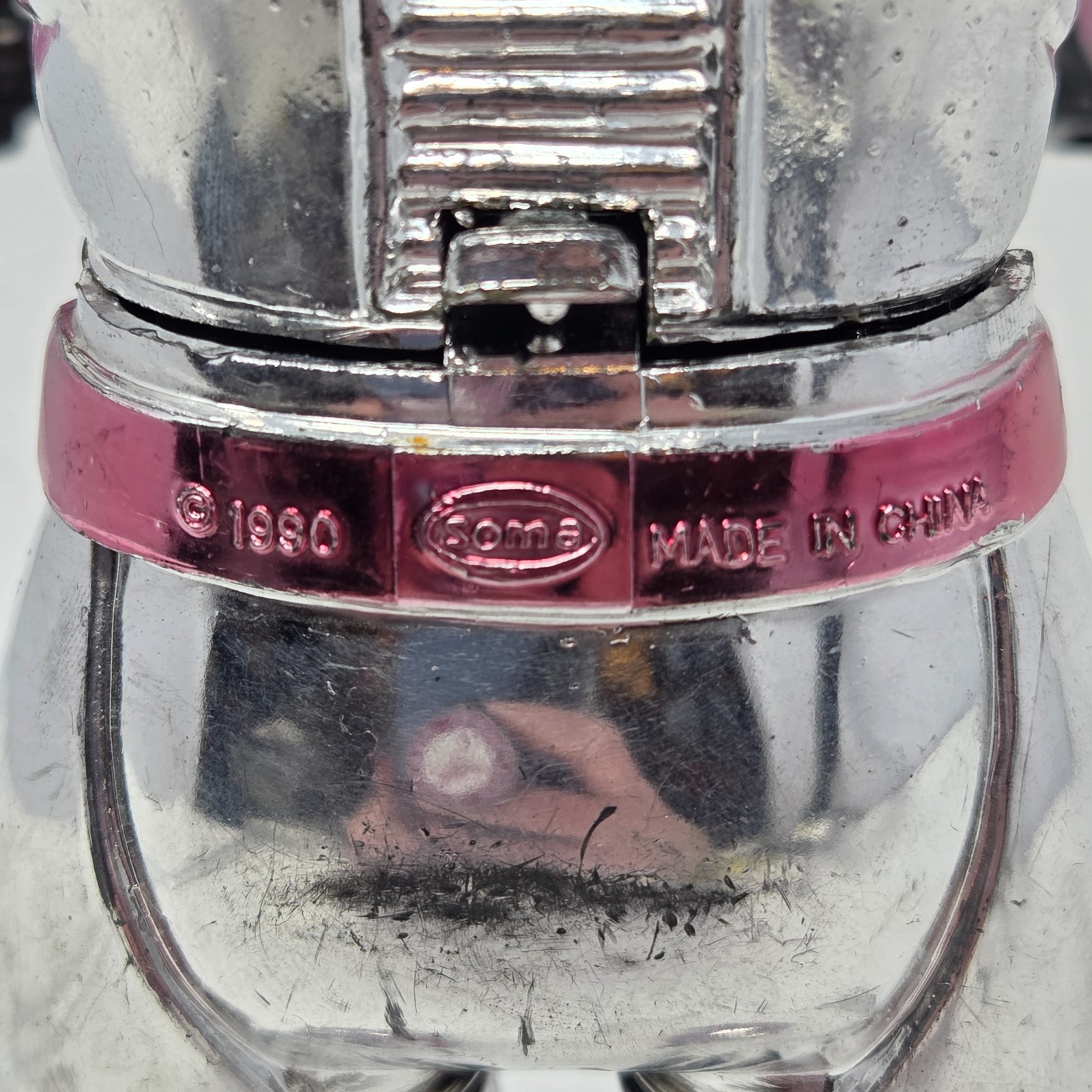 1990 Soma Sonic Man Robo Cop Knock Off Electronic Action Figure Works!