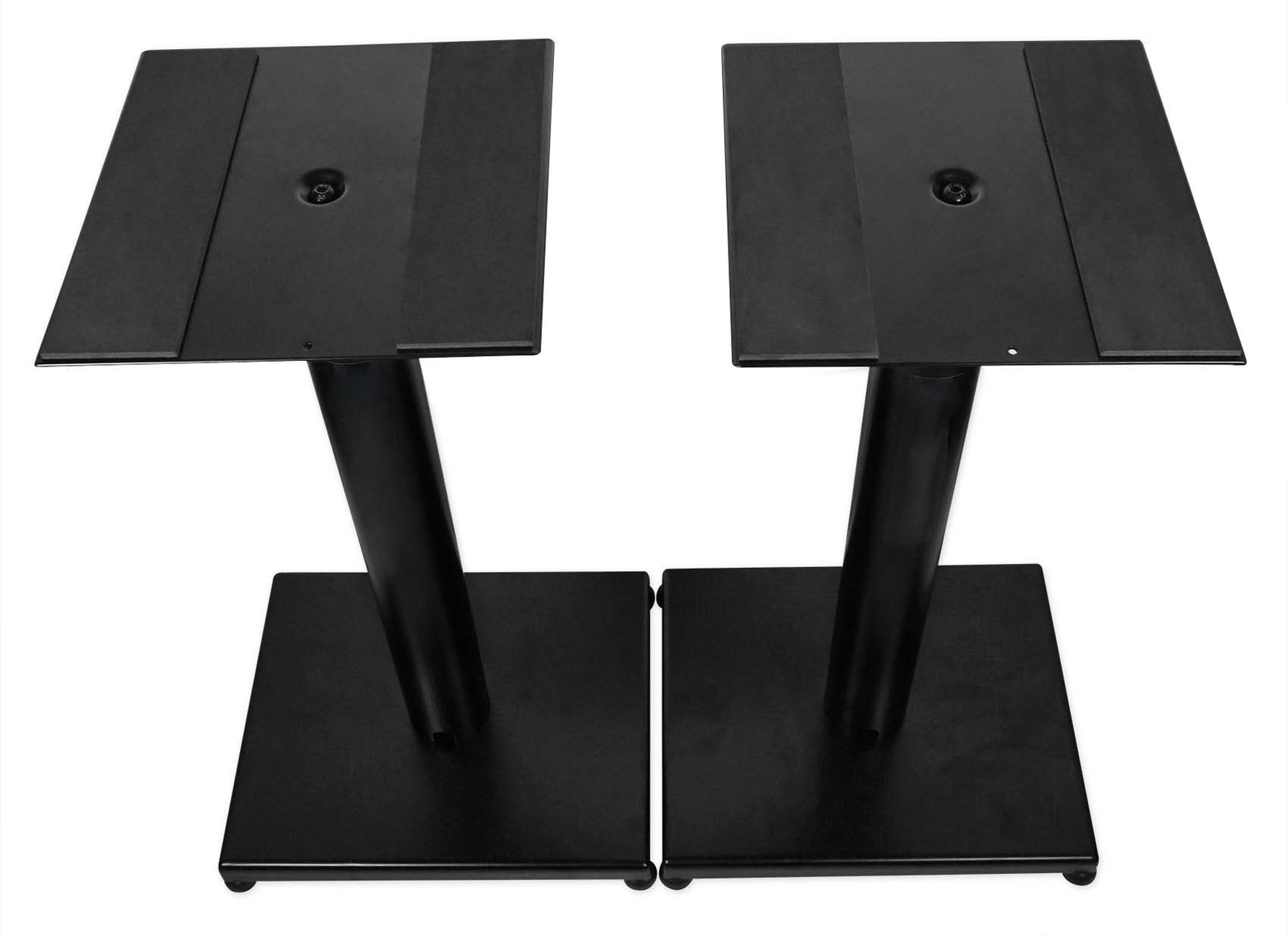 Pair Rockville RS21B 21" Steel Bookshelf Speaker/Studio Monitor Stands - Black