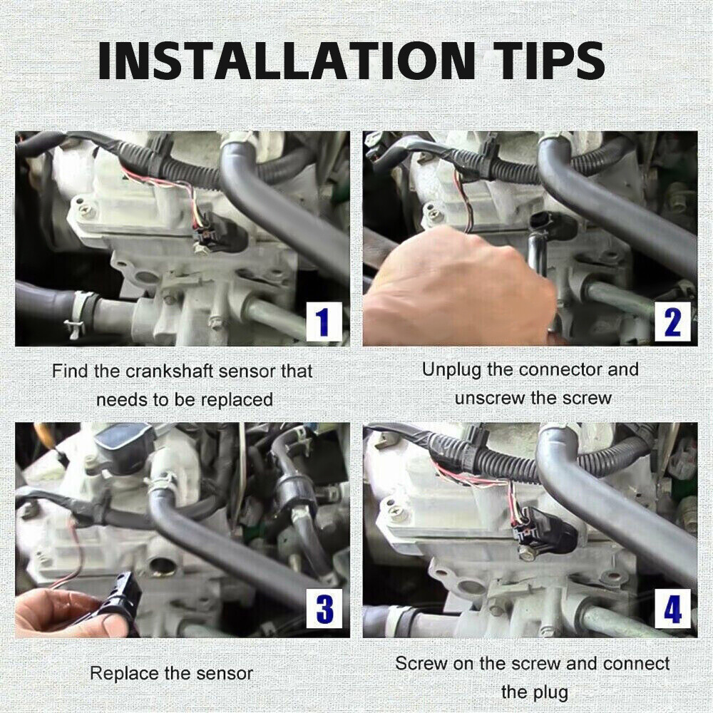 For 2005-2012 Nissan Pathfinder Camshaft Crankshaft Cam Crank Position Sensor 3x