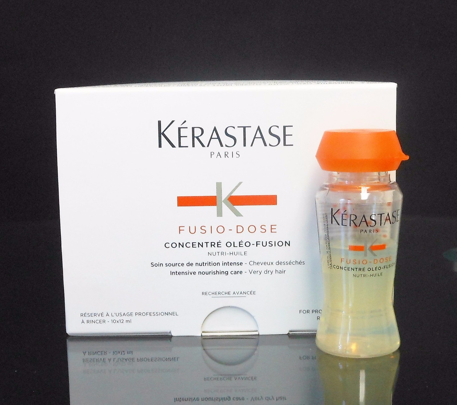 KERASTASE FUSIO DOSE CONCENTRE OLEO FUSION 10 x 12ml VIALS, WITH SPRAYER