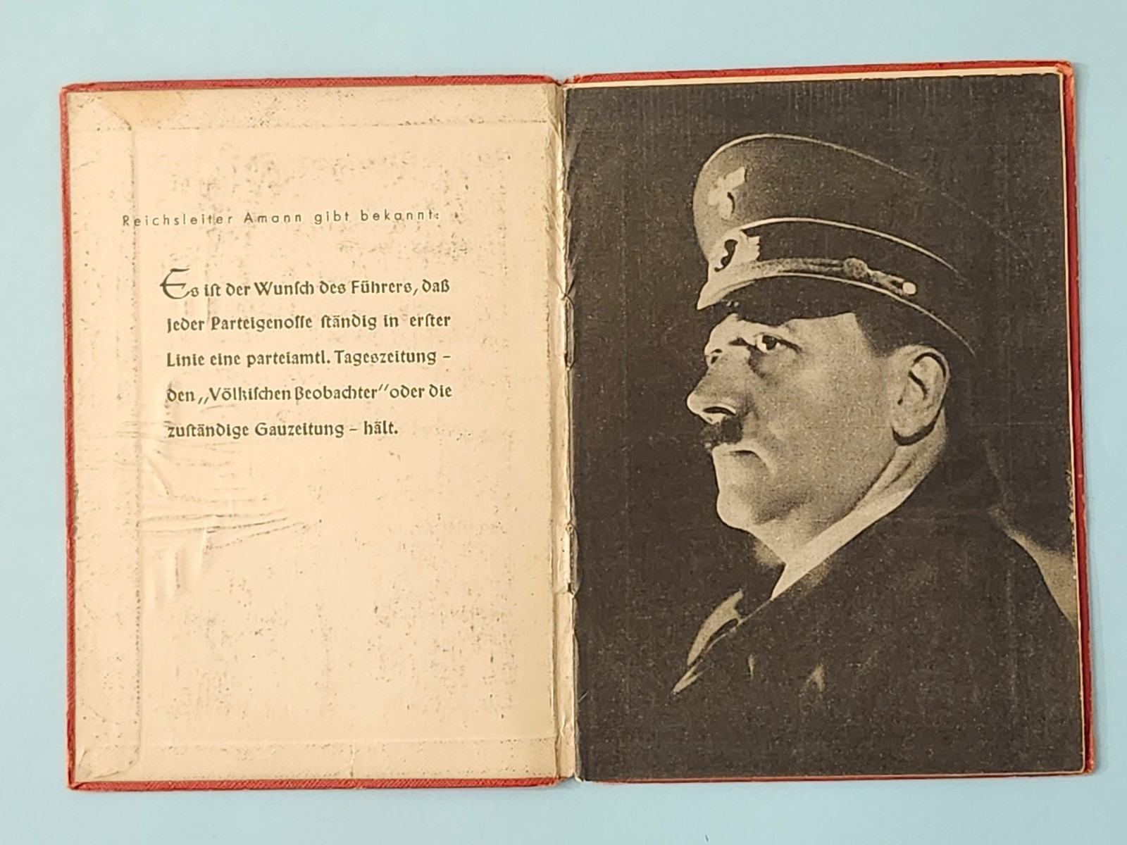 WW2 Germany. "NSZ WESTMARK" newspaper book.