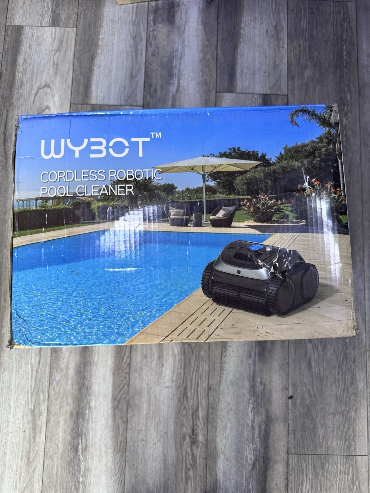 WYBOT C1 Pool Cleaner Wall Climb Cordless Robotic Pool Robot In-Ground Pools NEW