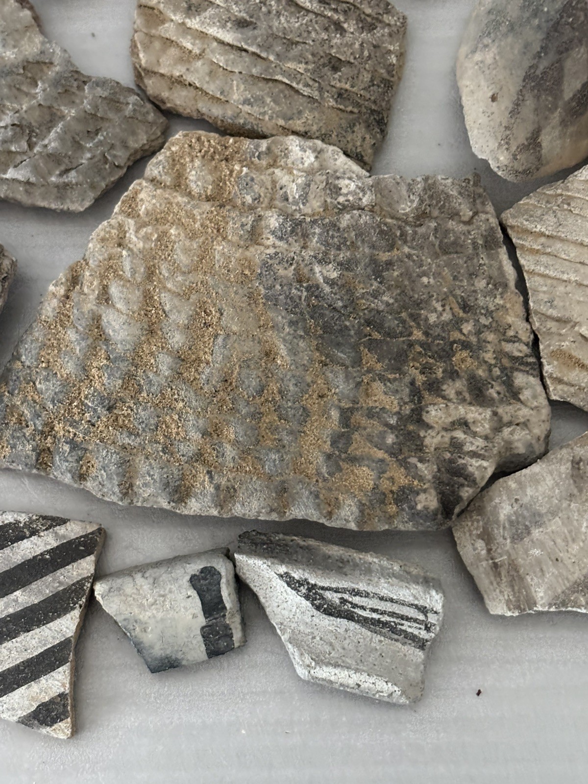 Ancient Anasazi Native American Pottery Shards 1” - 4” Arizona L6-E FREE SHIP