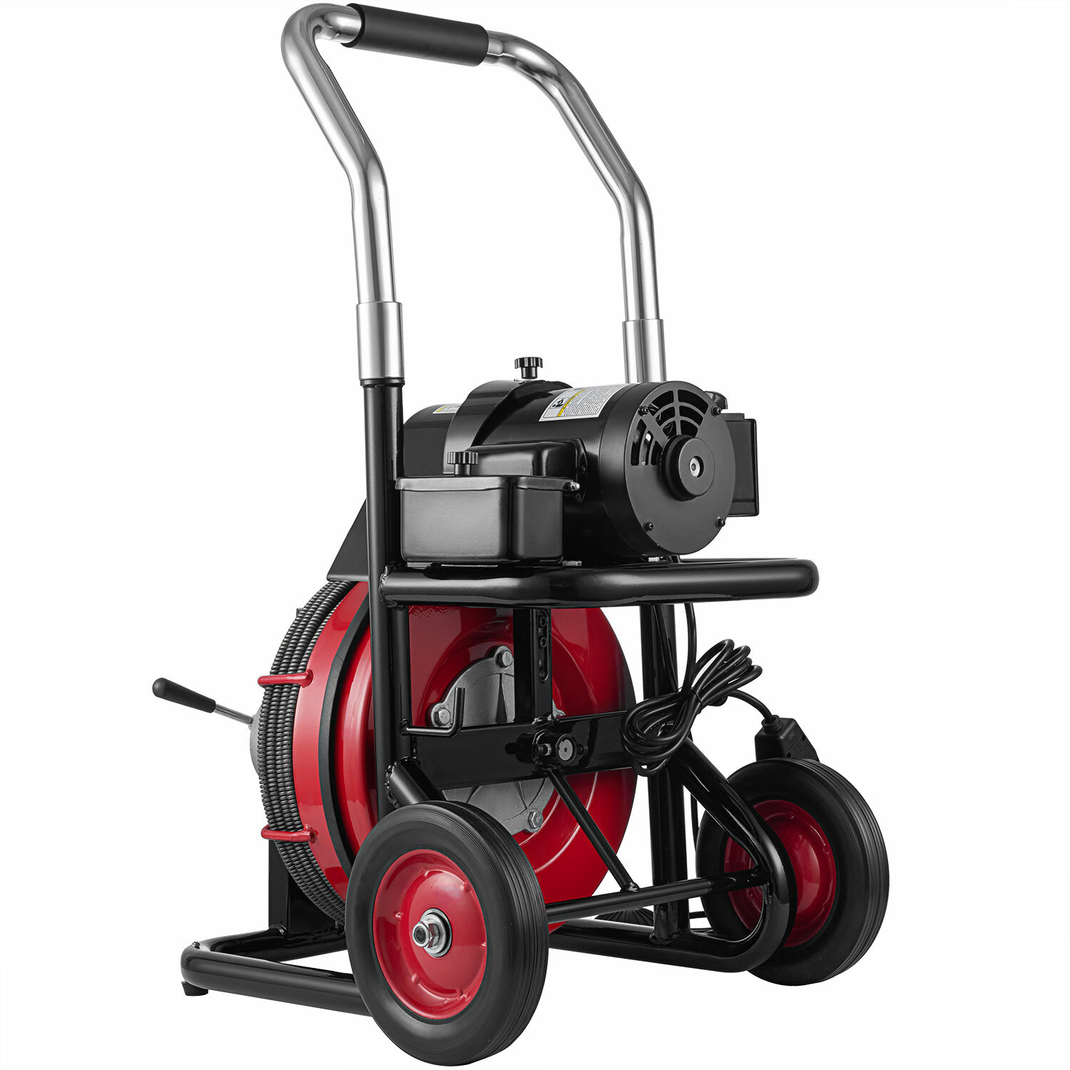 Commercial 100ft 1/2'' Sewer Snake Drain Auger Cleaner Cleaning Machine Plumbing