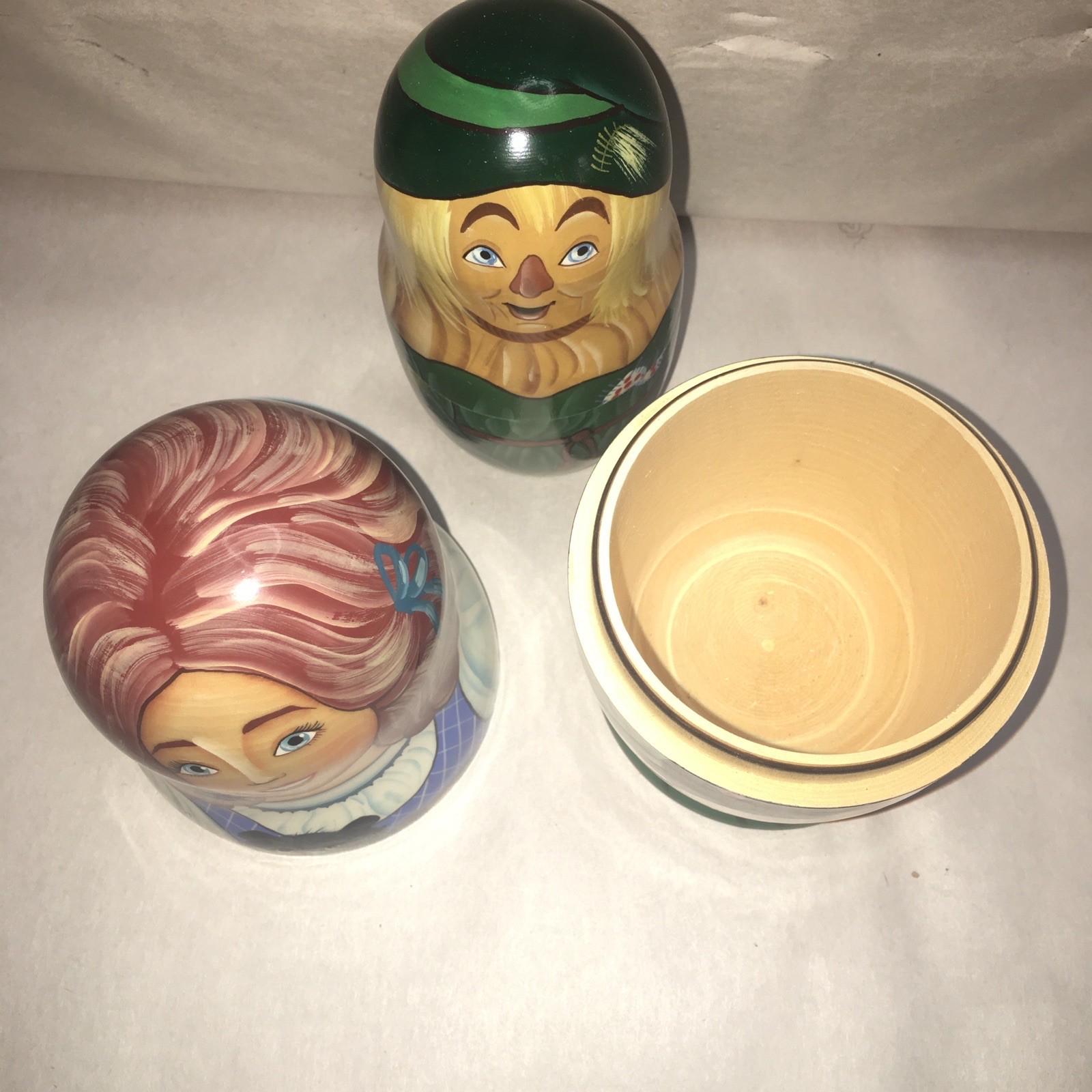 Wizard of Oz Golden Cockerel Collection Russian Nestling Dolls Signed by Artist