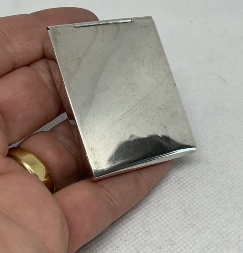 Vintage Taxco Mexico Sterling Silver 925 Match Book Holder Plat-Mex SA Eagle 20