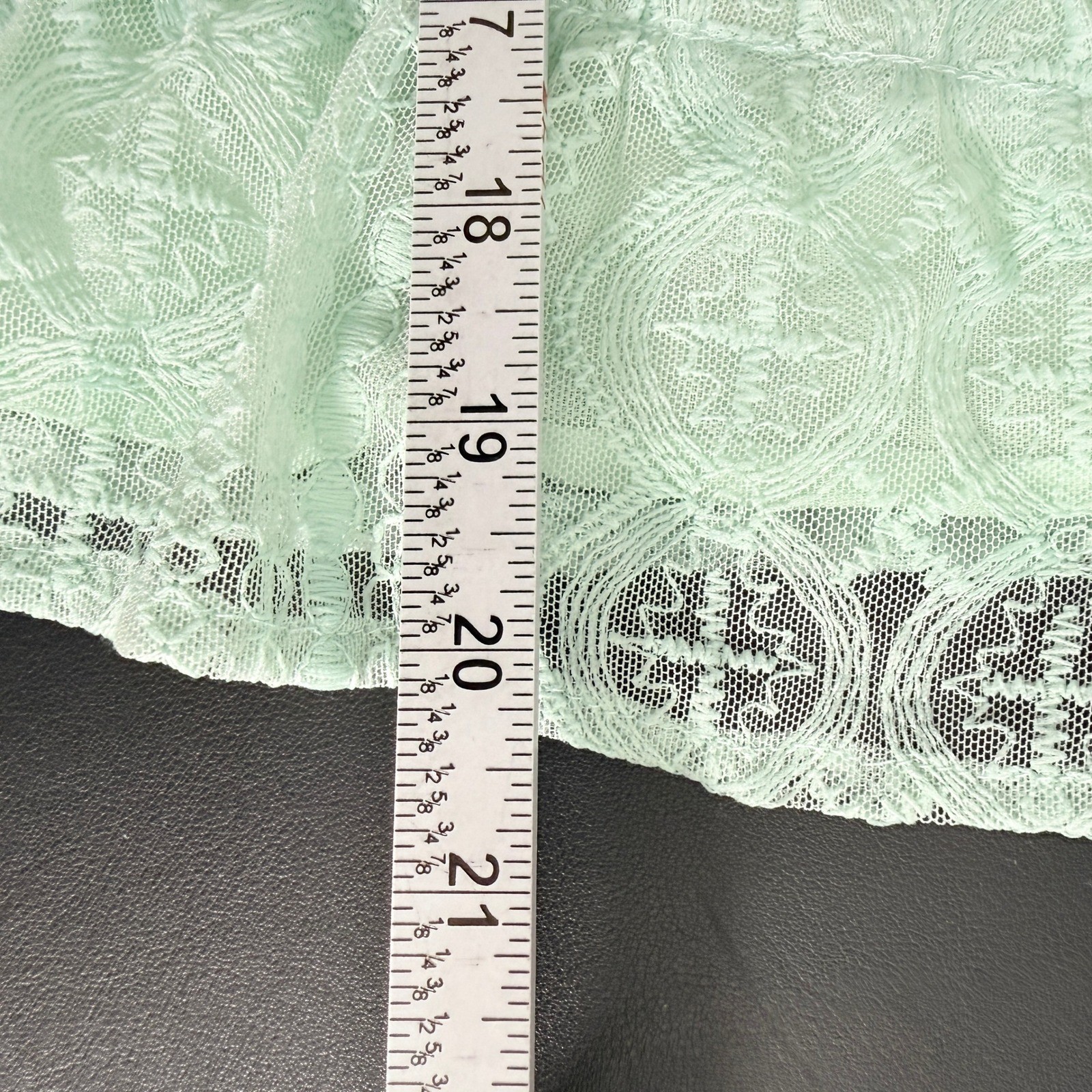 Honey Punch Anthropologie New Small Fairy Y2K Mint Green Lace Tassel Cami Top