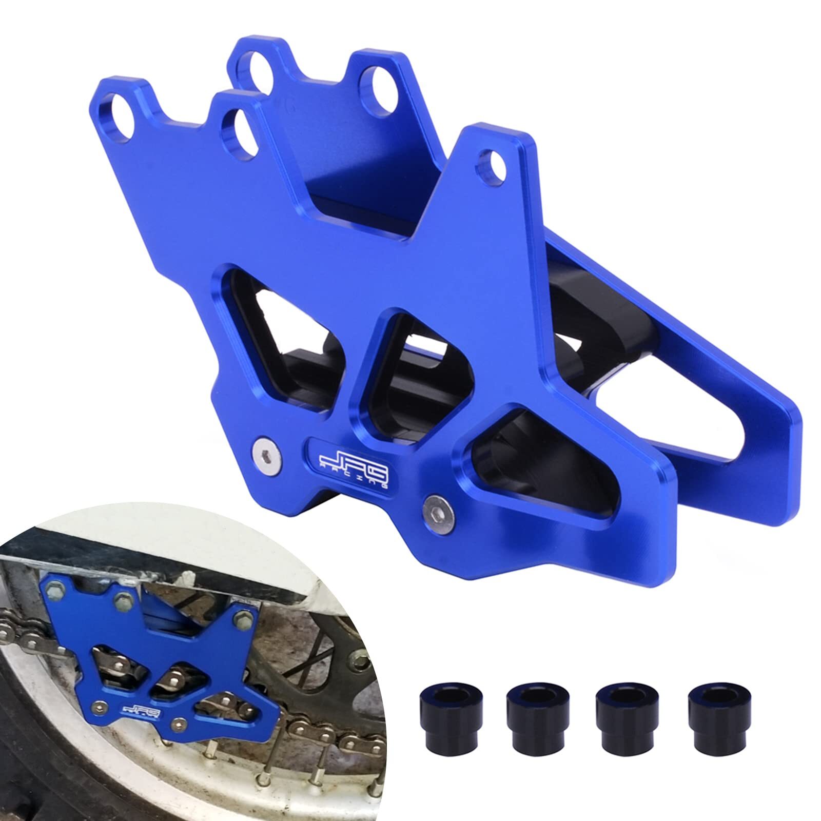 CNC Chain Guard Guide Protector For YZ125 YZ250 1997-2007 YZ250F 2001-2006 Blue