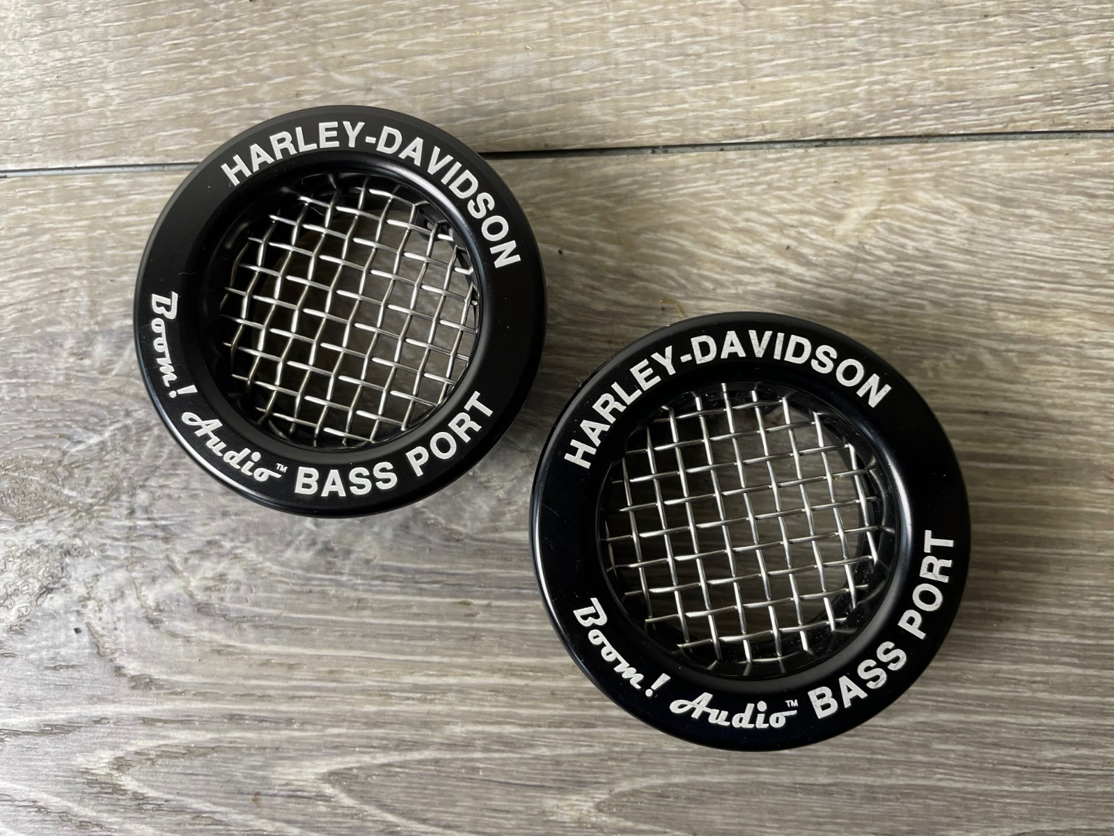 Harley-Davidson Boom! Audio Bass Ports Set of 2 OEM