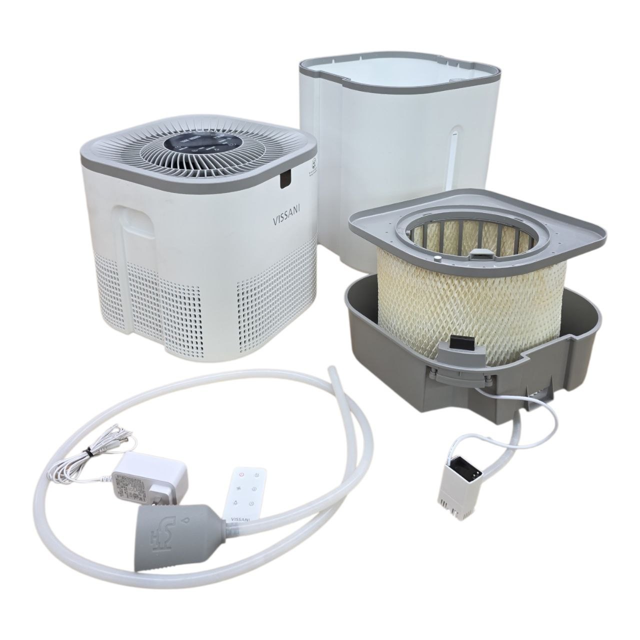 Vissani 6 Gal. Evaporative Humidifier for Whole House in White