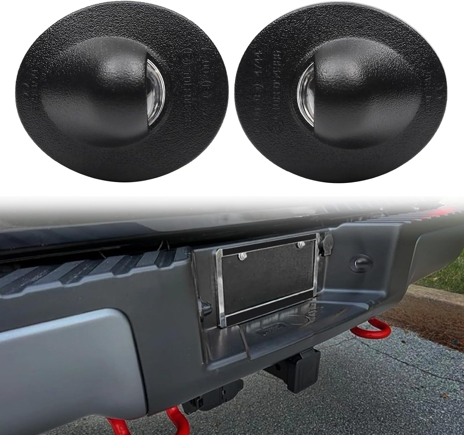 2X OEM License Plate Light Rear Bumper Tag Assembly Lamp For Ford F150 F250 F350