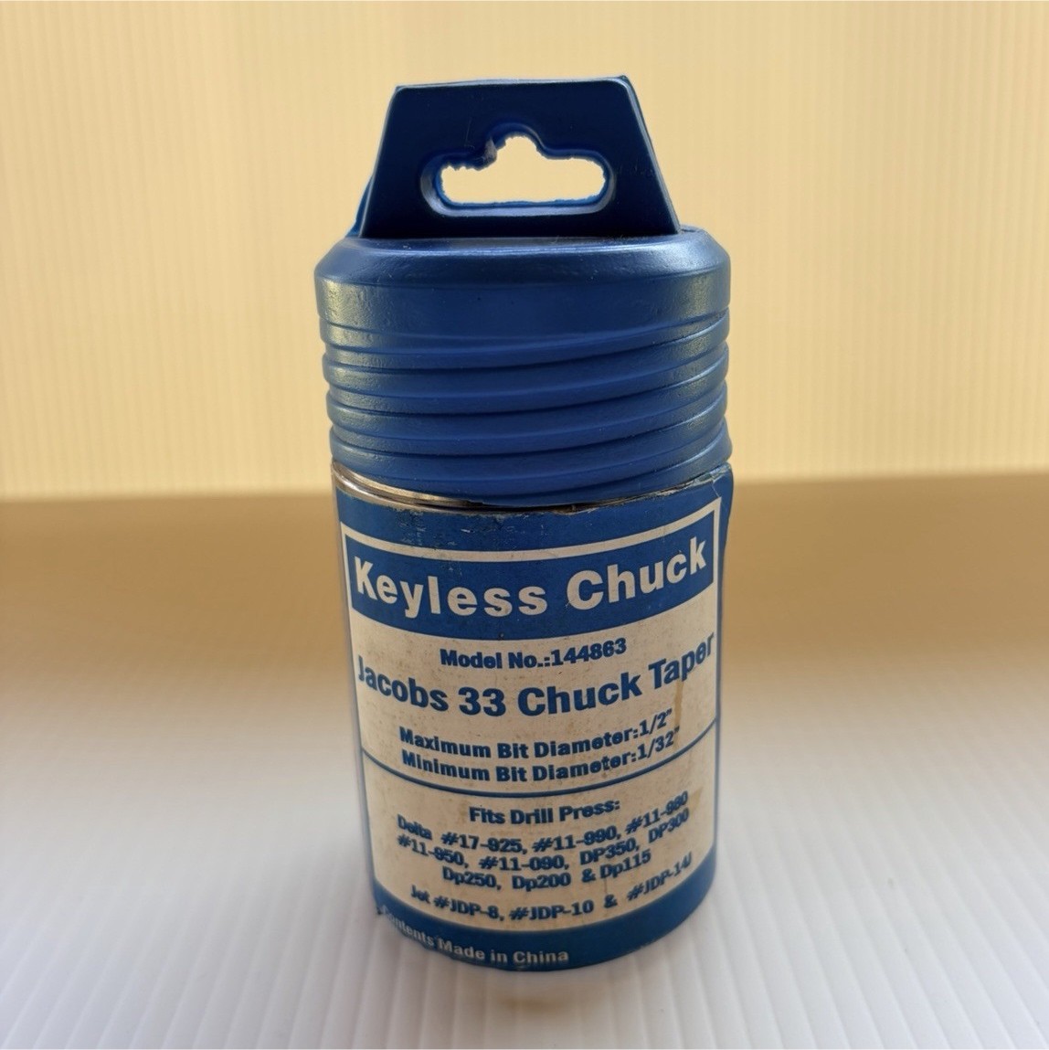 Jacobs Keyless Drill Chuck 33 Tapered Mounting Size Tapered Mount Model 144863