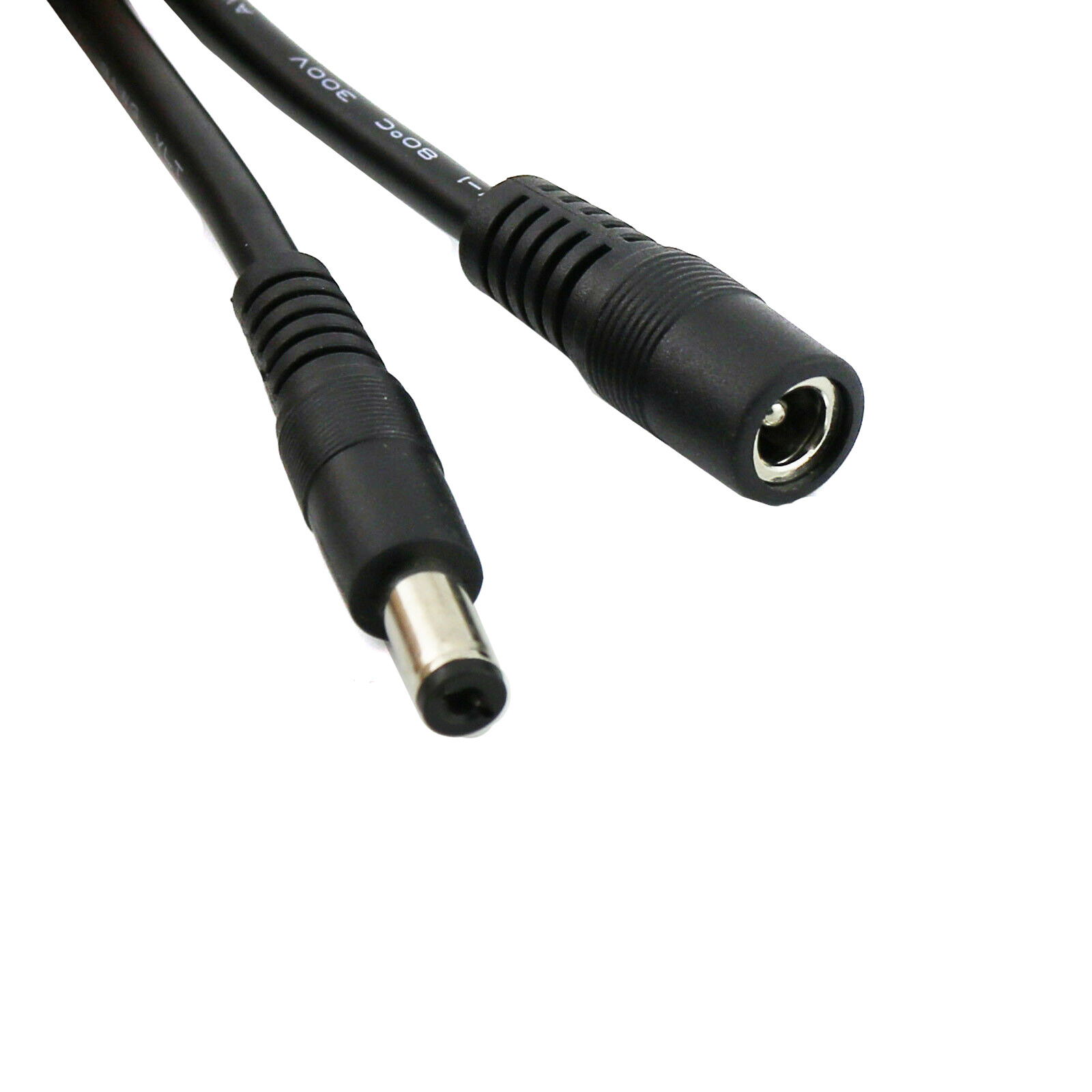 DC Power Extension Cable 5.5mm x 2.1mm Male Female Cord 18AWG 12V 24V 10A