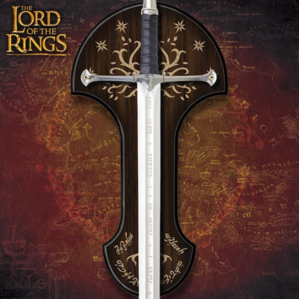 United Cutlery Lord of the Rings Anduril Sword of King Elessar Licensed COA