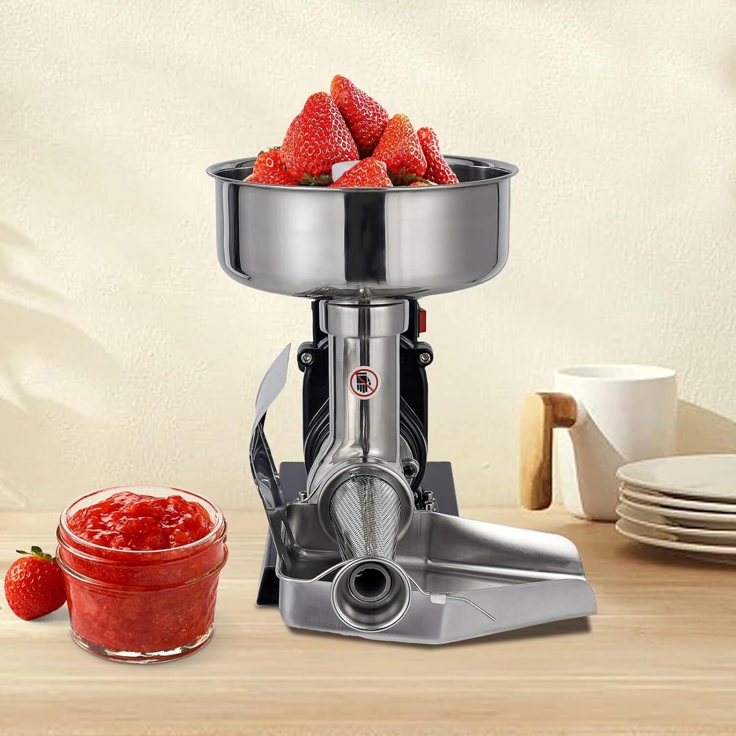 Sauce Maker Electric Tomato Press Tomato Strainer Milling Machine Commercial New