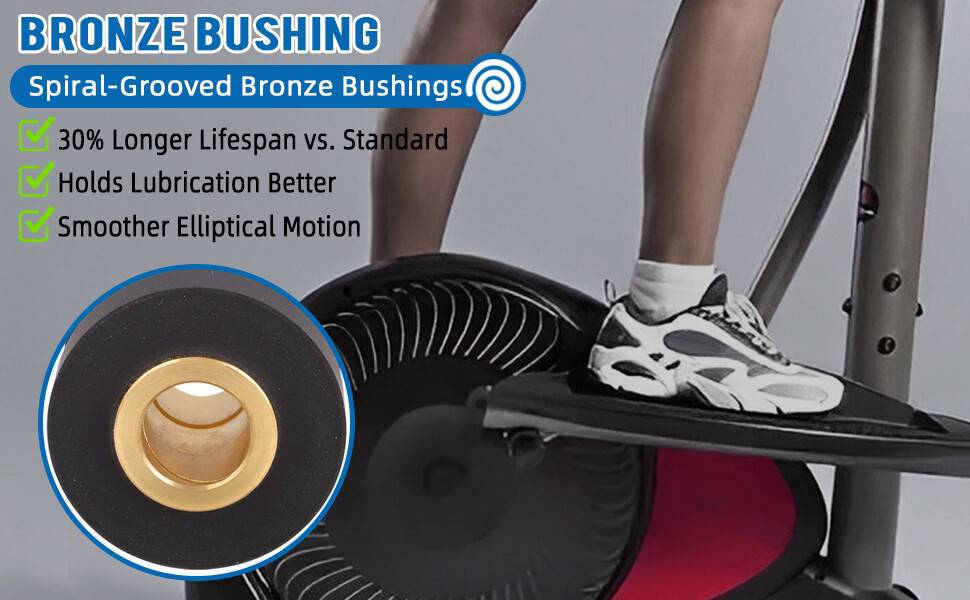 1 Pair Roller Wheels For Eclipse 1100HR/A Elliptical Exercise Machine 1100hr