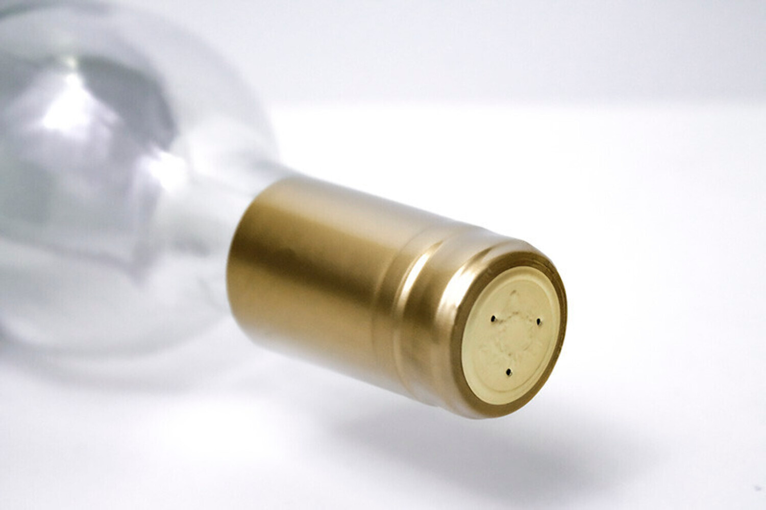 GOLD PVC SHRINK CAPSULES 100 Pack