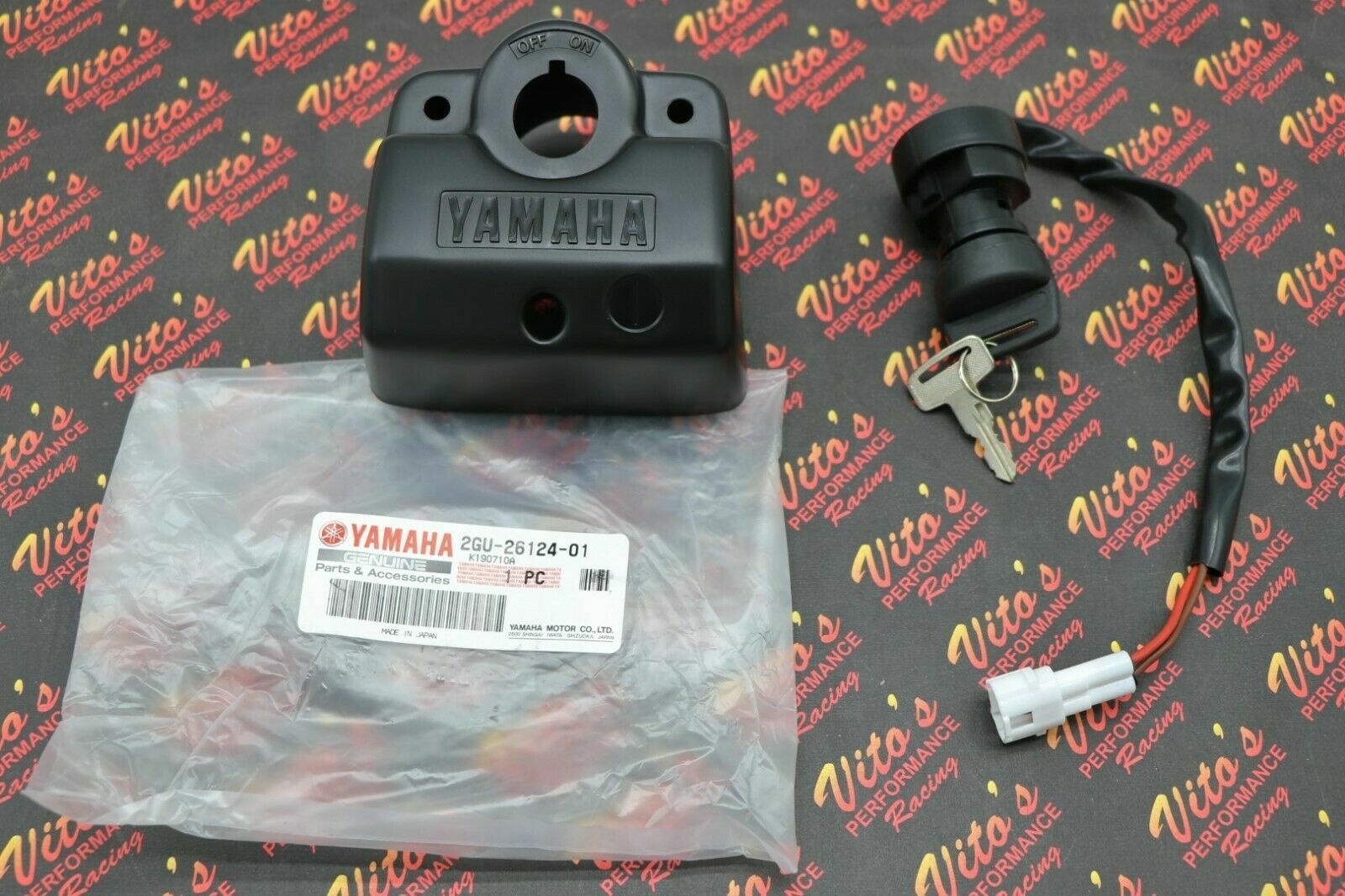 NEW Vito's Yamaha Banshee KEY + PLASTIC COVER on/off switch BRAND NEW 2002-2006