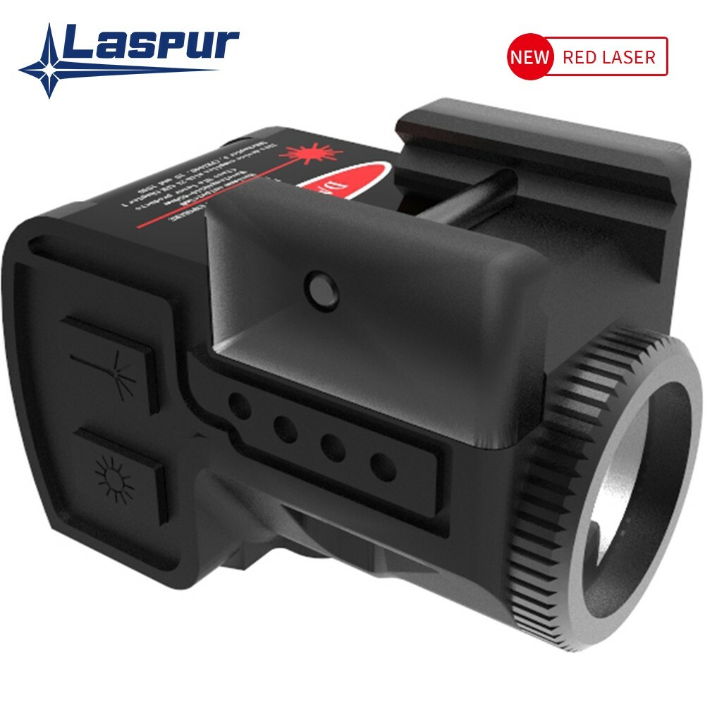 LASPUR Sub Compact Red Laser Sight Light Combo rechargeable battery