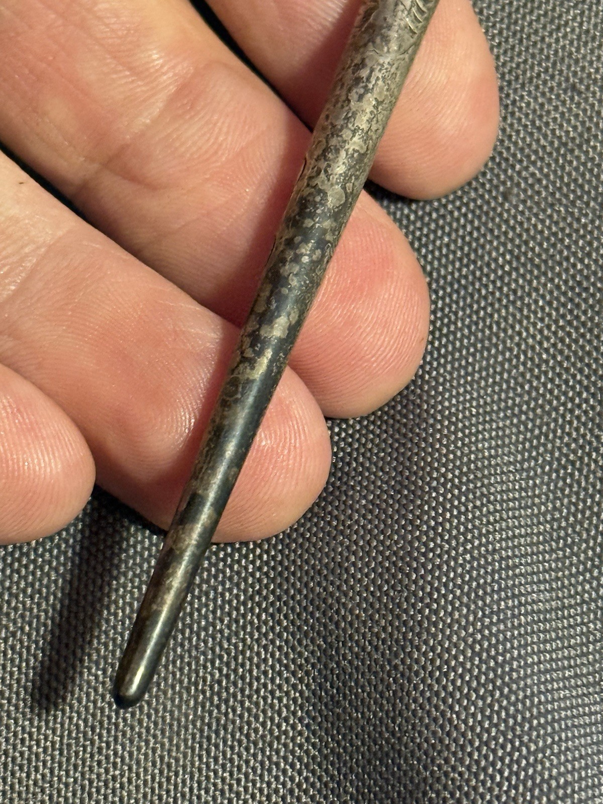 Antique Ornate Sterling Silver Dip Pen Holder quill inkwell