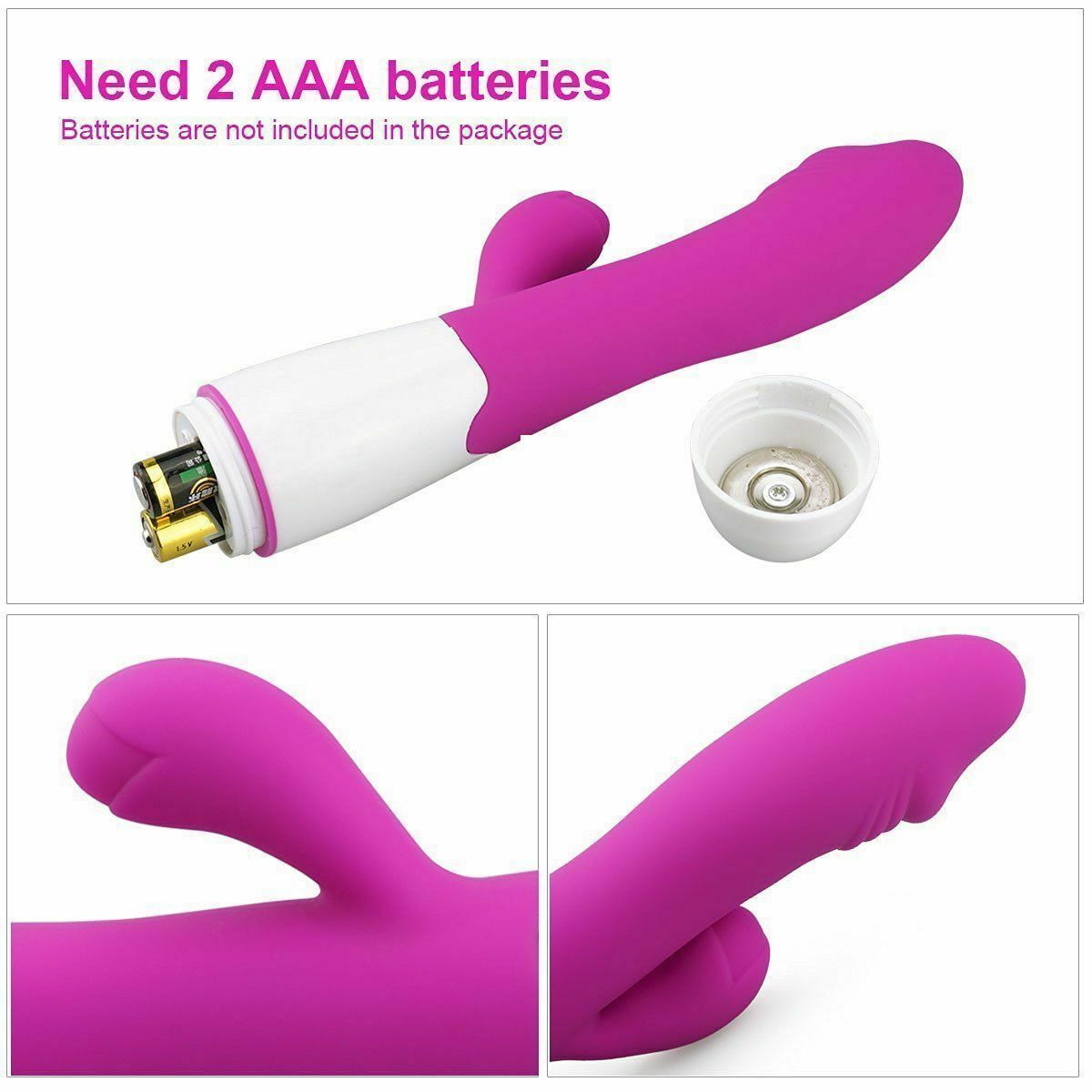 Multispeed Vibrator G Spot Dildo Rabbit Female Adult Sex Toy Massager Waterproof