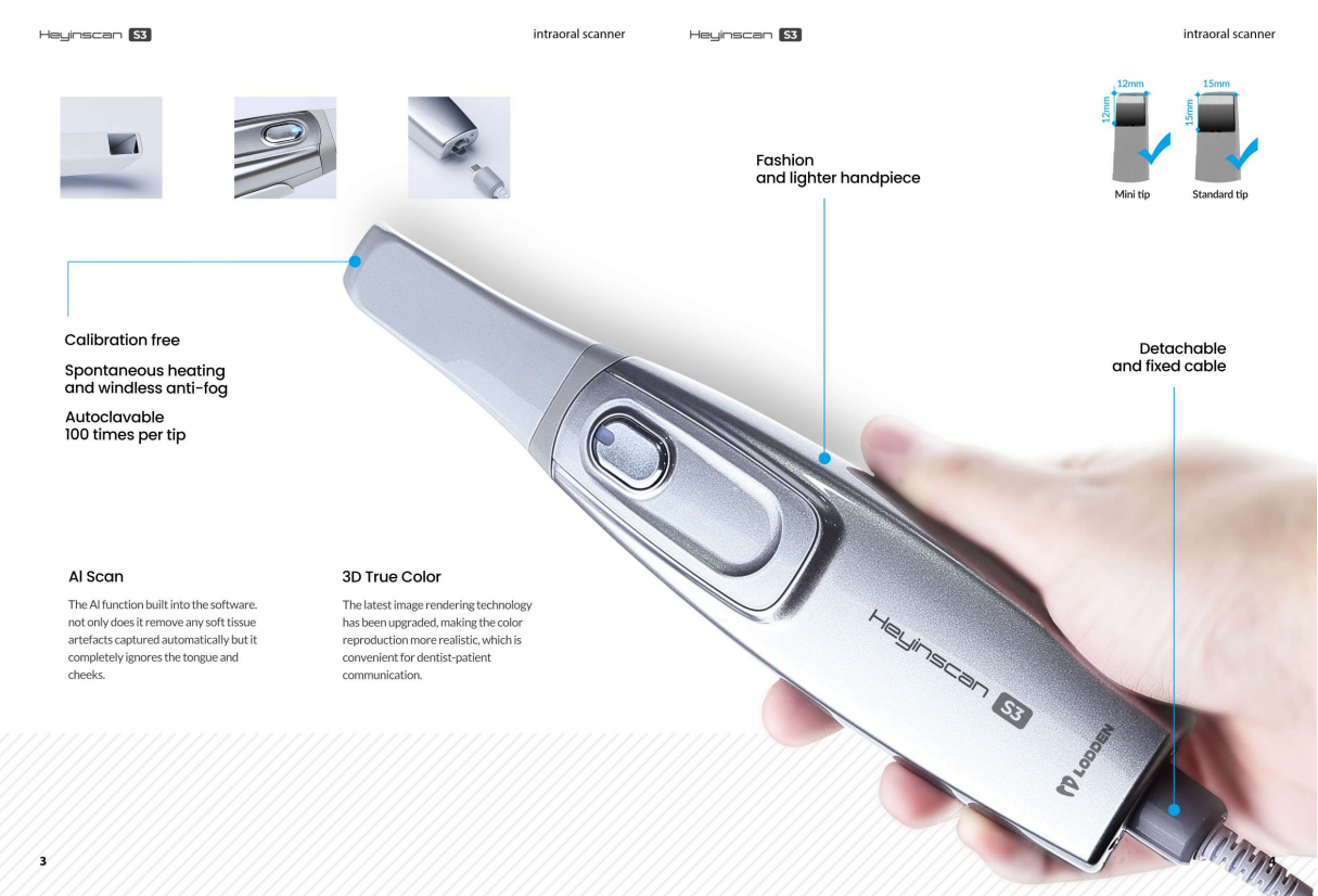 Dental Intra-oral Scanner 3D Real-time Display Software GreatLife w/Scanning SW