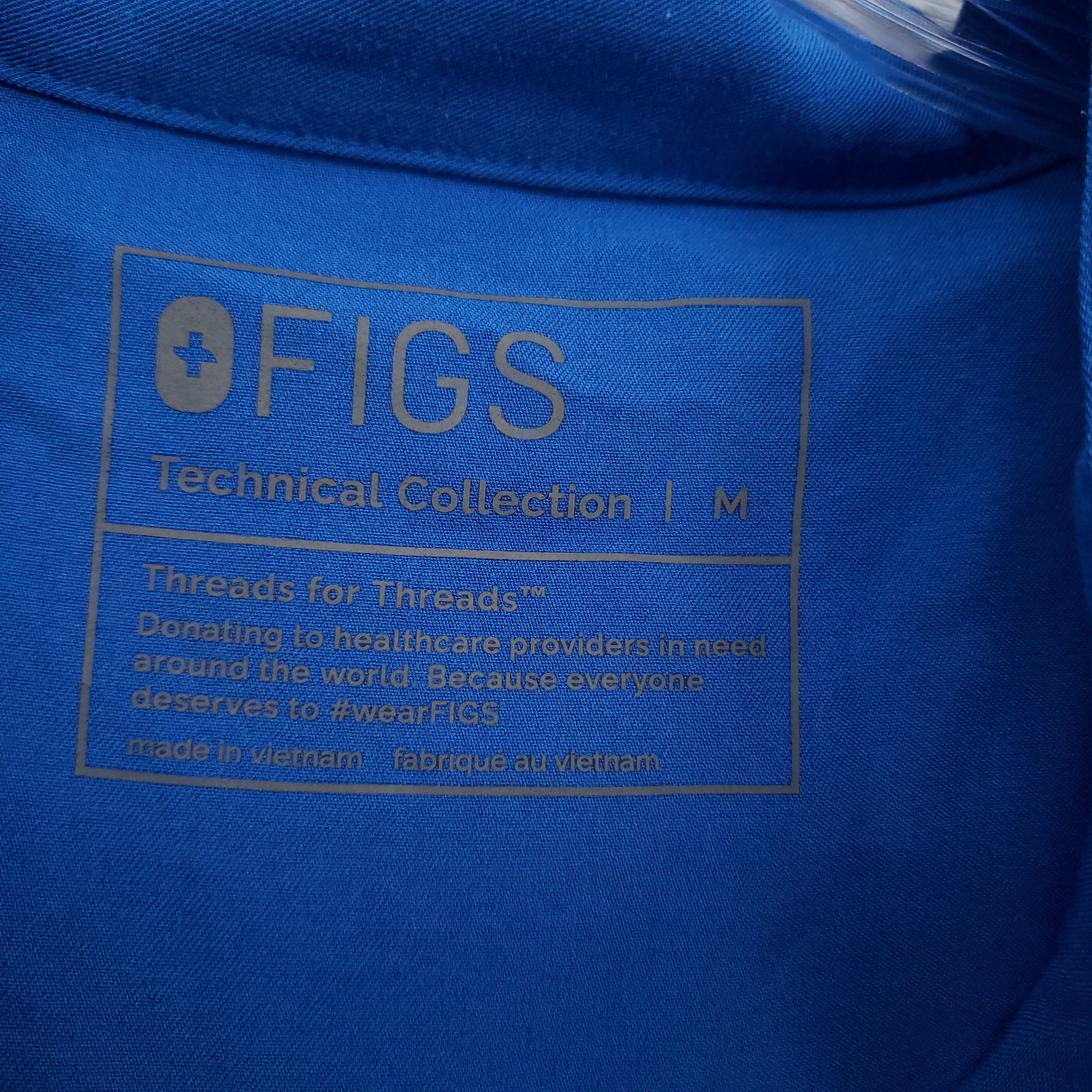 Figs Scrub Uniform Set Womens M Medium Blue Rafaela Jogger Technical Collection