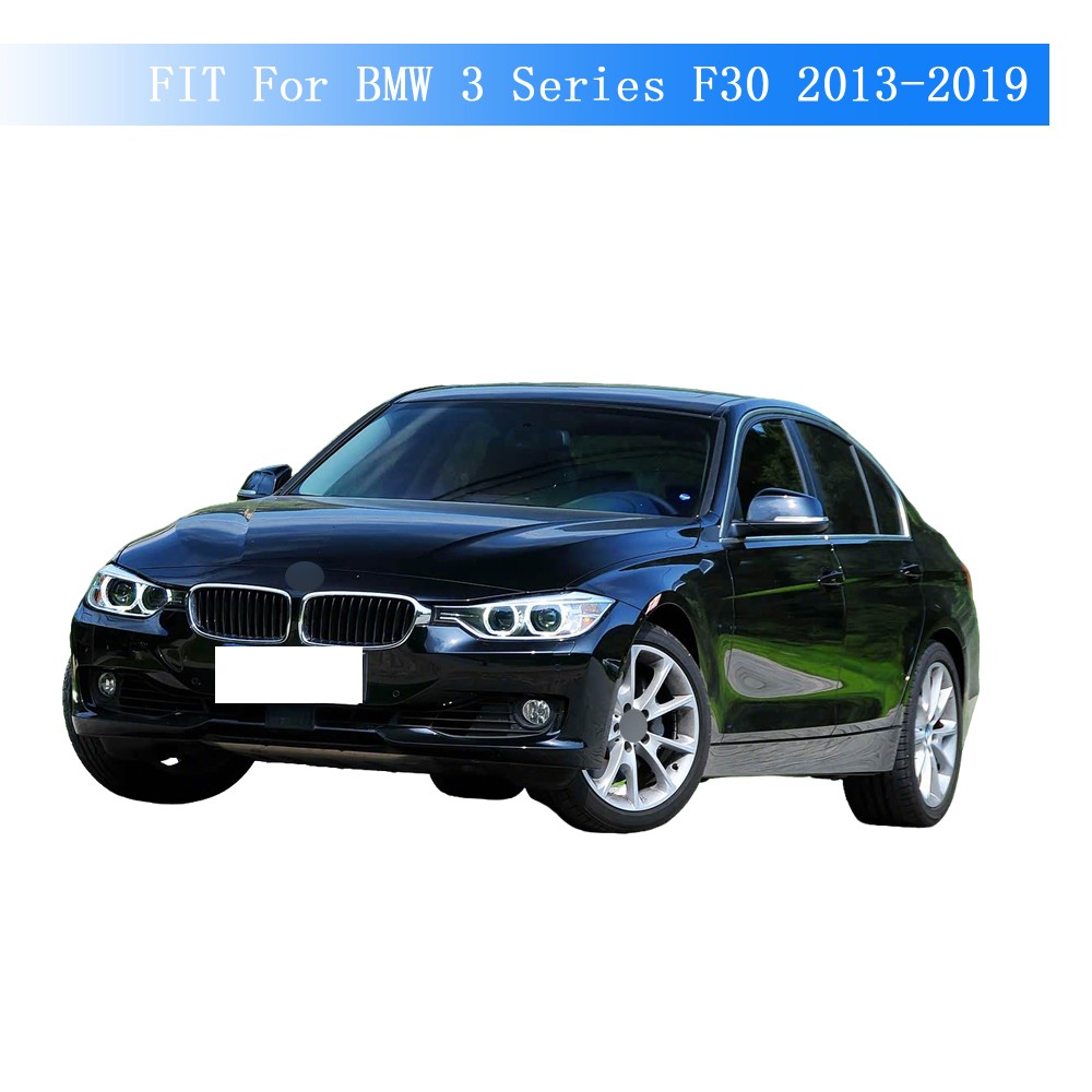 Glossy Black Chrome Delete Window Trims For BMW 3 Series F30 2013-2019