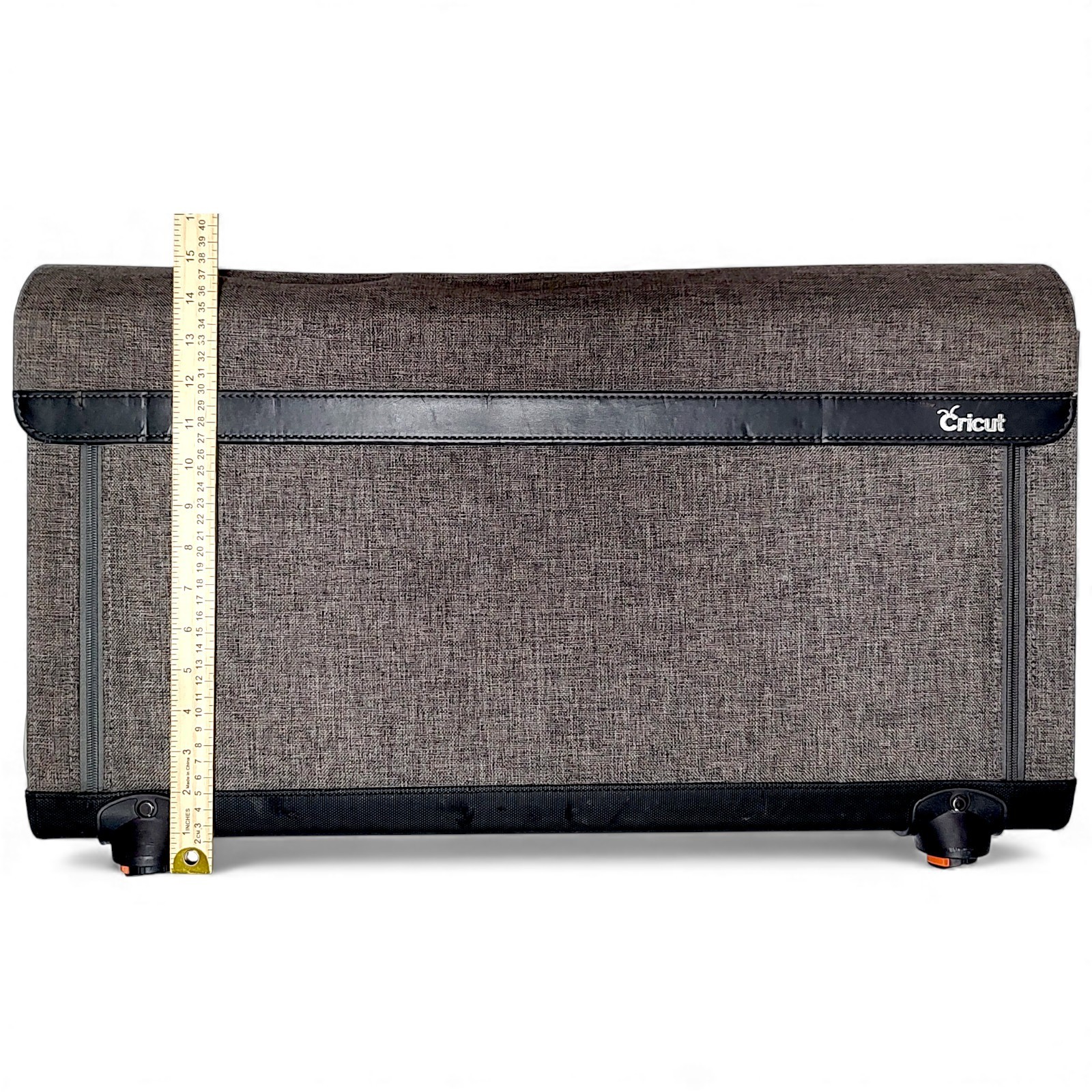 Cricut Craft Tote Grey Tweed Travel Storage Case (No Handle Or Wheels)