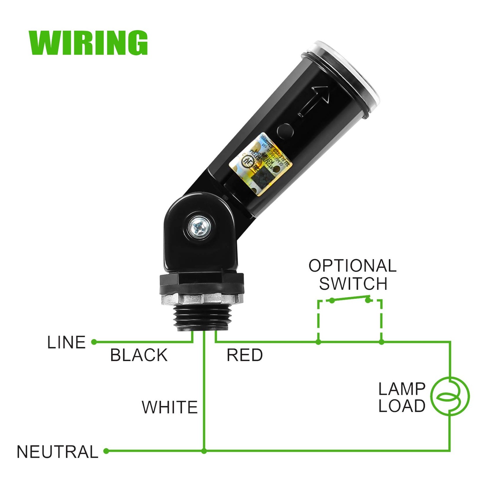 2-Pack, Dusk to Dawn/Day Night Sensor, Photoelectric Switch, Photo Cell Senso...