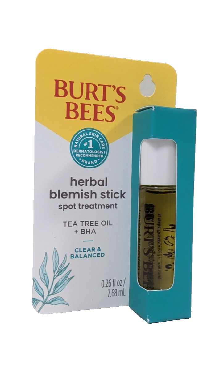 Burts Bees Blemish Stick Spot Treatment Tea Tree Oil + BHA Acne Treatment