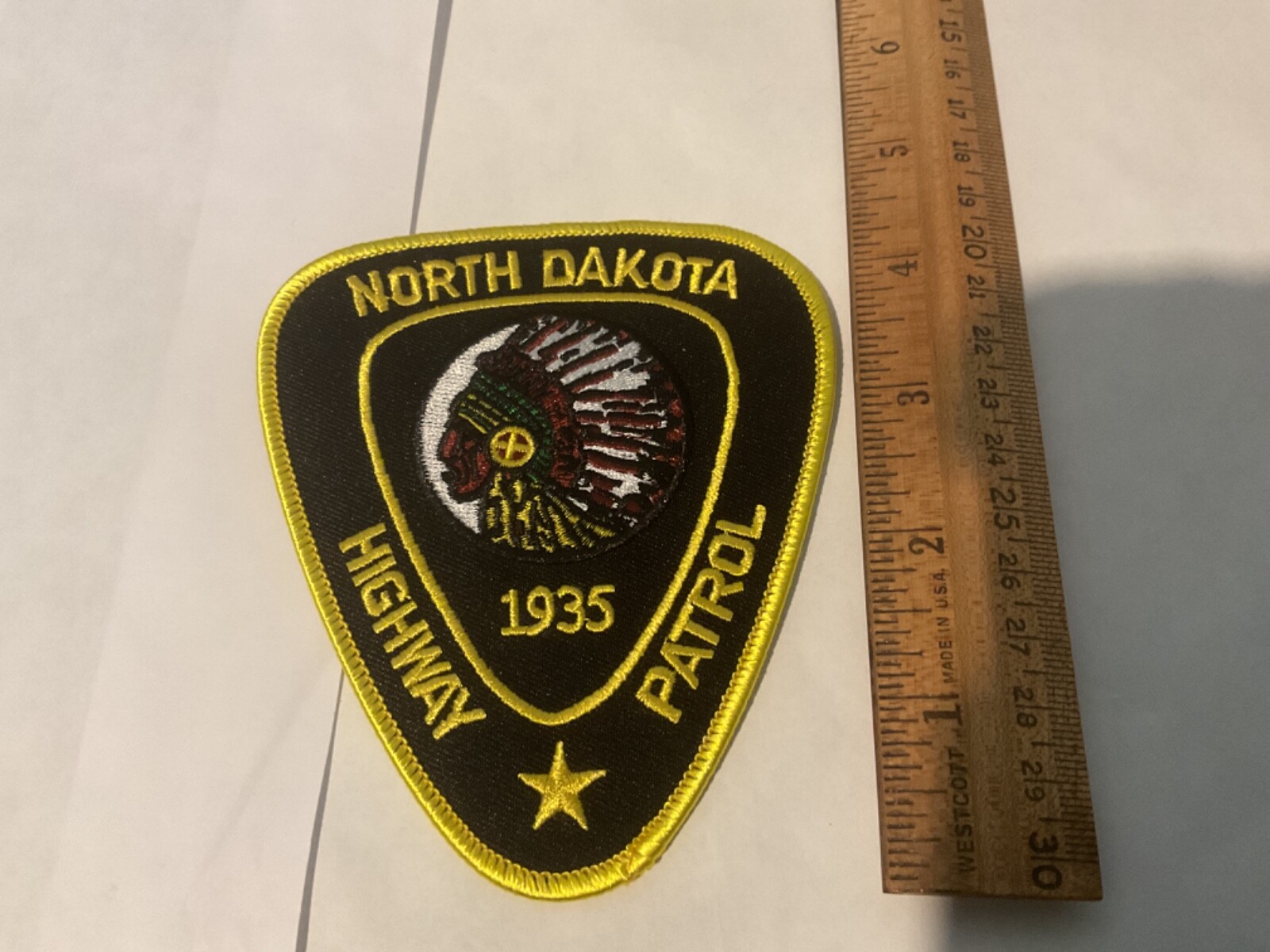 North Dakota Highway Patrol collectable Patch New and Full Size