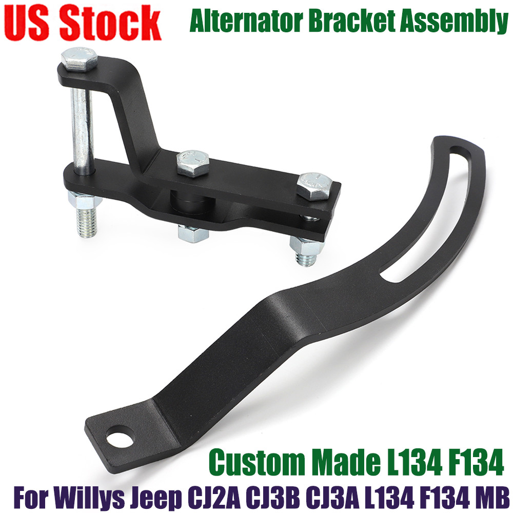 For Willys Jeep CJ2A CJ3B CJ3A L134 F134 Engine Alternator Bracket Assembly Kit