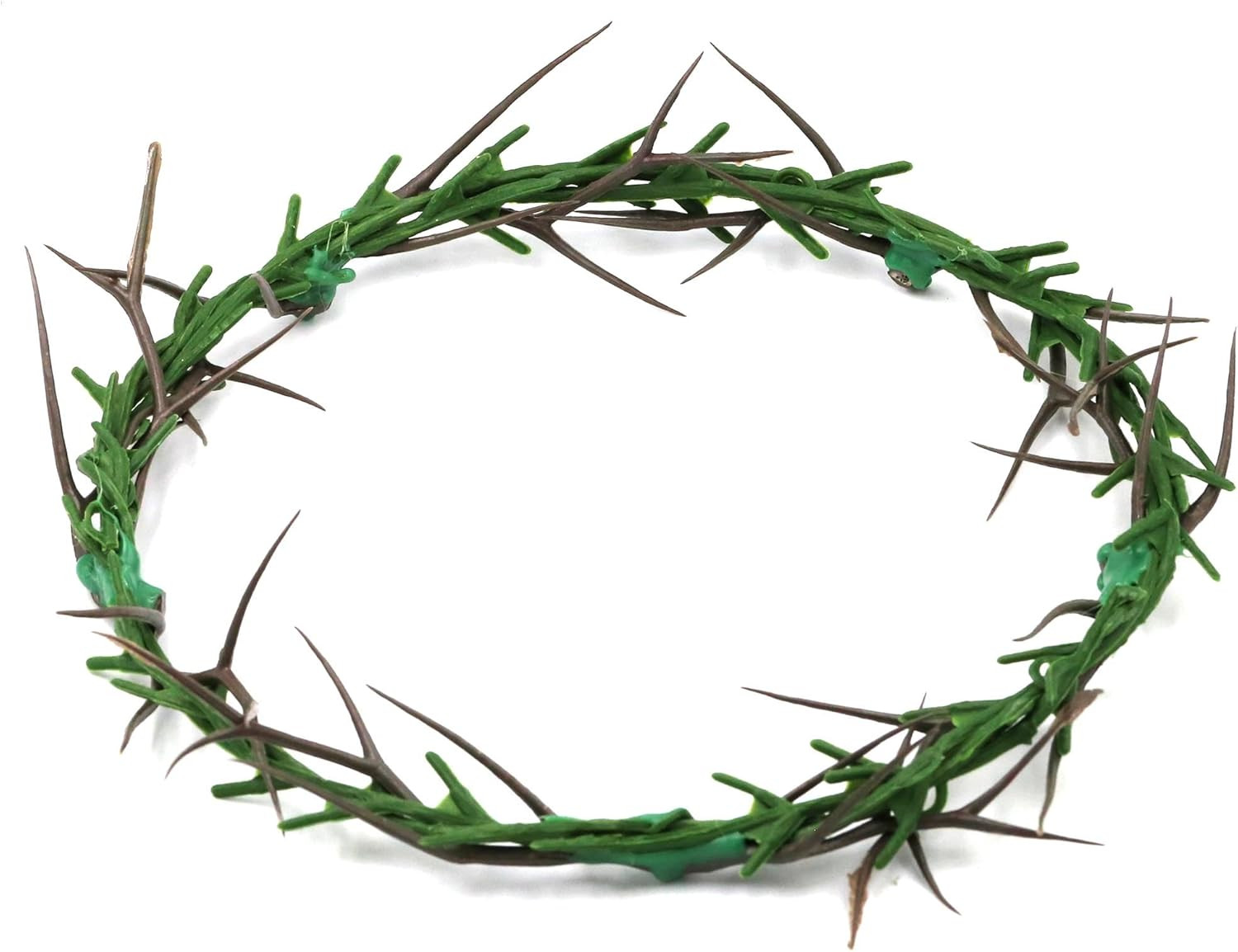 Wearable Crown of Thorns Life Size 8’’ Diameter, Decoration for Home and Church