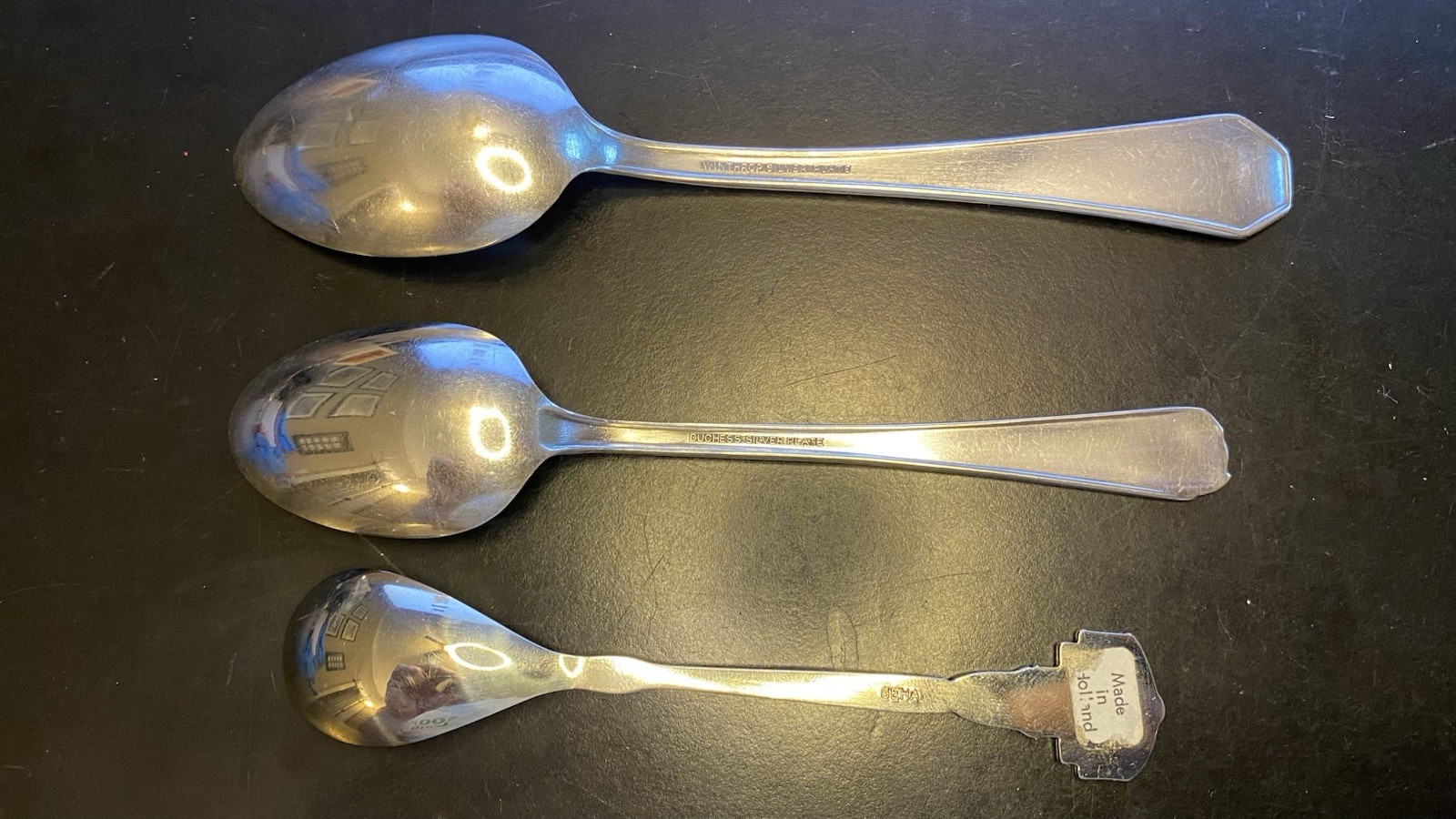 Lot Of 3 Silver Collector Spoons 1933 Clara Lu’N’Em Pinocchio Astrodome