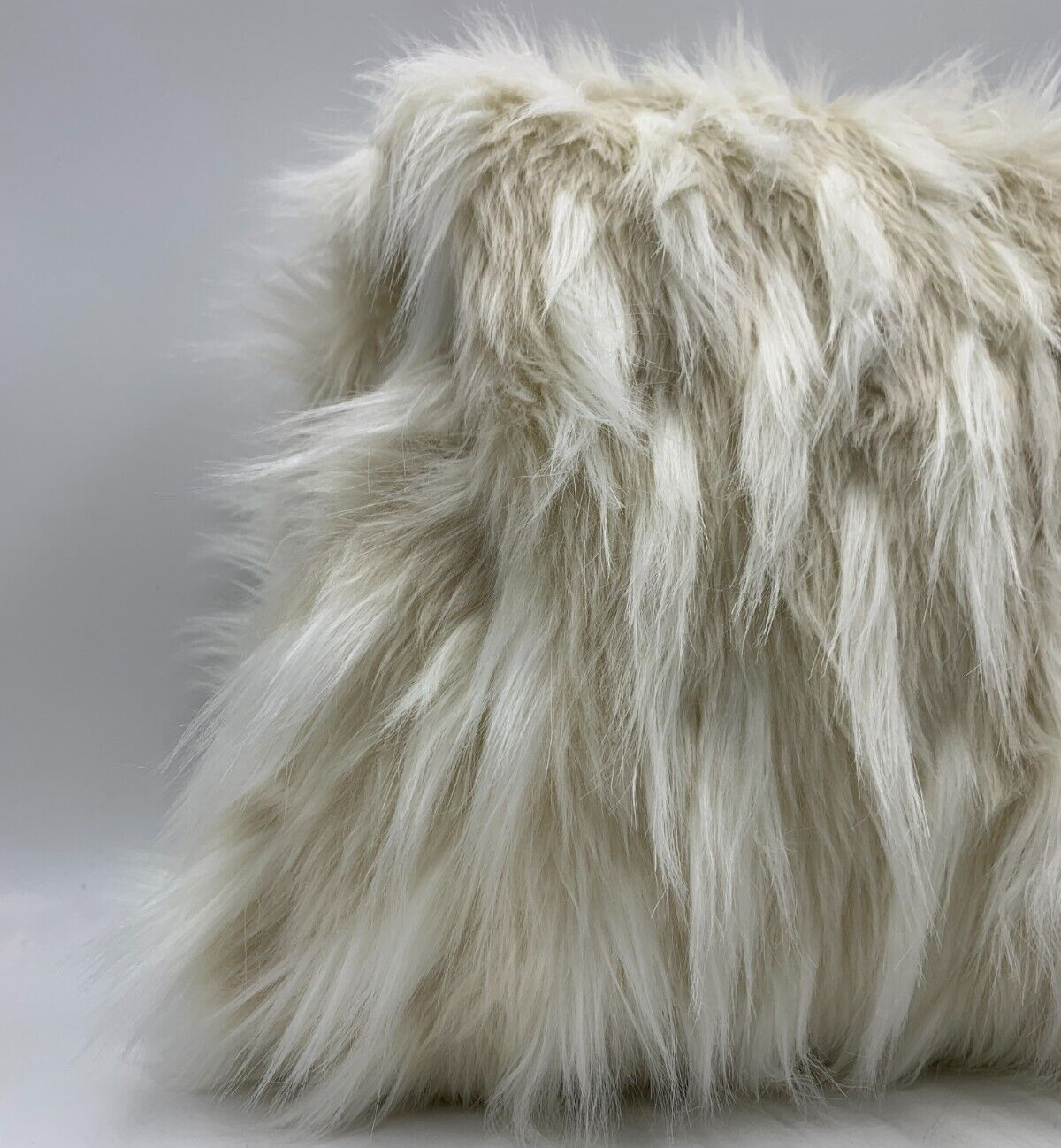 Pottery Barn Teen Faux Fur Bean Bag Chair Slipcover Winter Fox Large #9793G